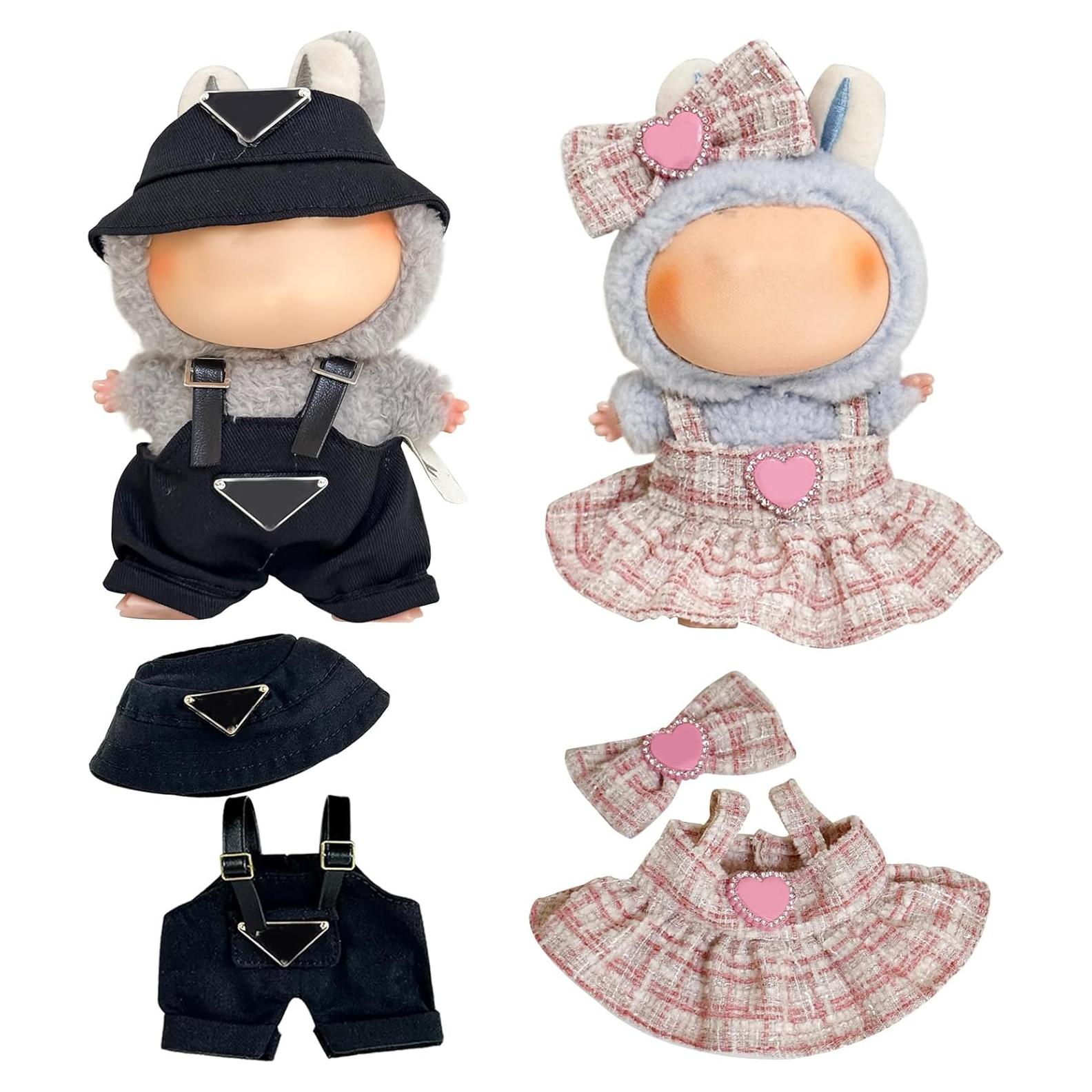 Conjunto de Ropa de 2 Piezas para Muñecas 17cm Labubu