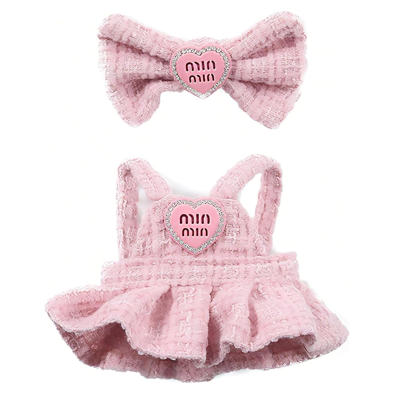 Ropa de muñeca 17cm Genérico elegante rosa premium