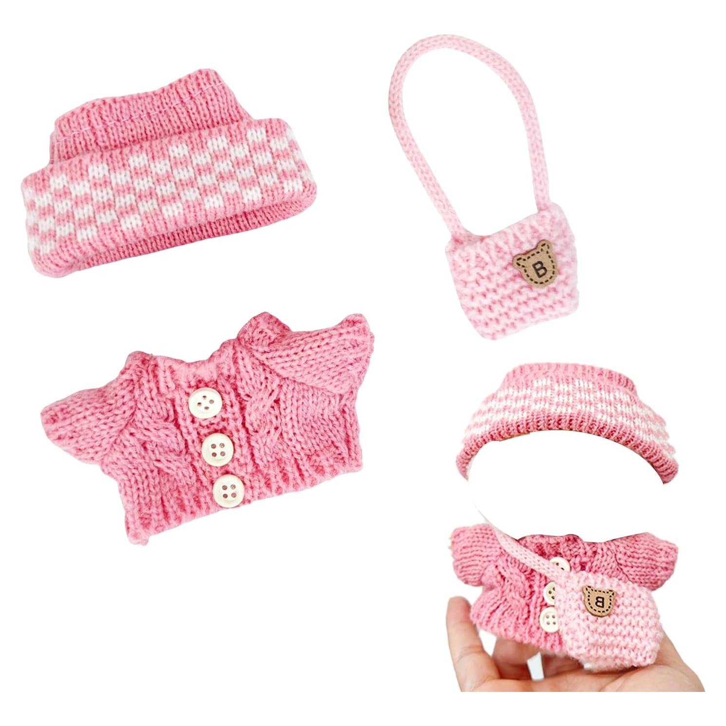 Conjunto de Ropa para Muñecas La520sha 3 Piezas Ganchillo