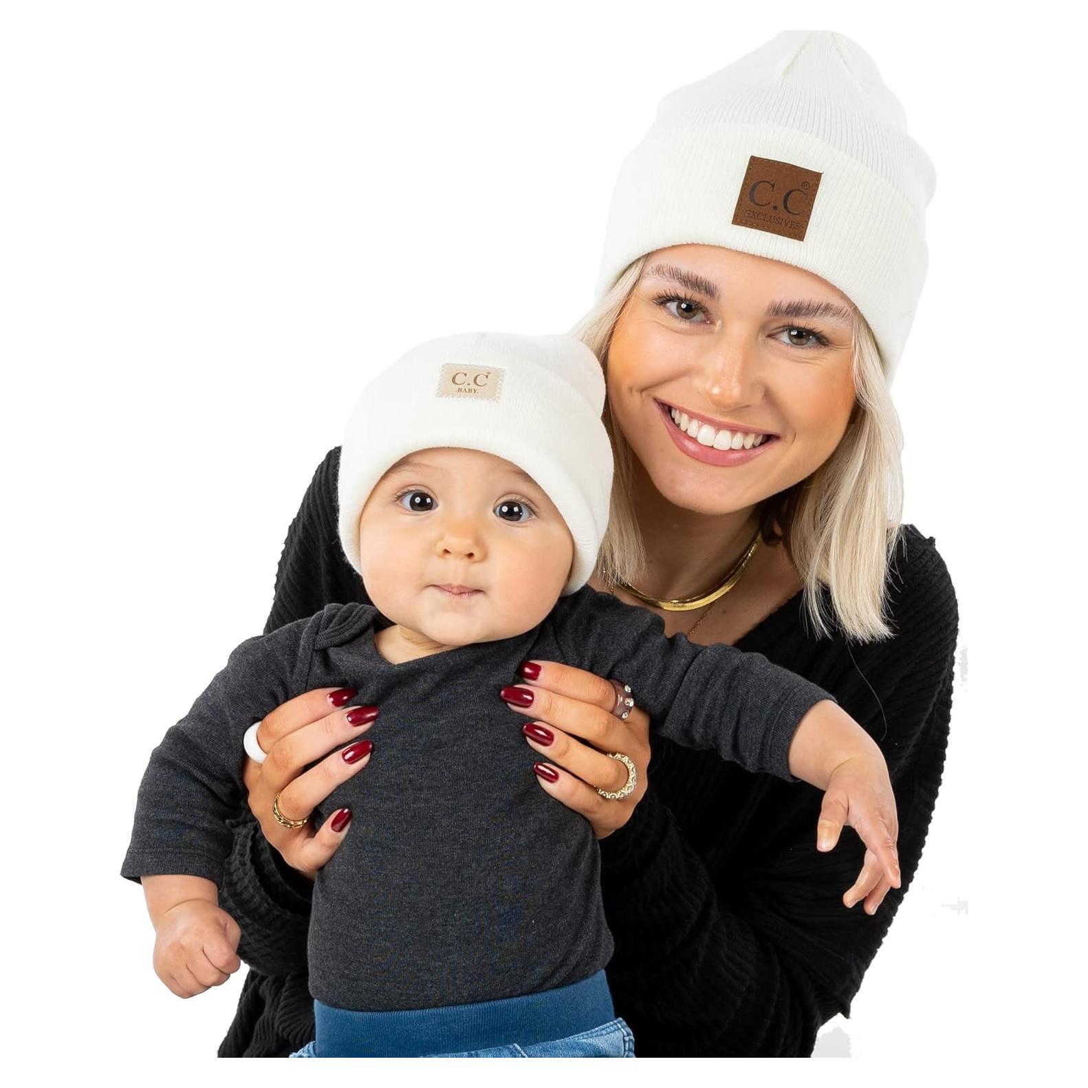 Gorros de Invierno a Juego Funky Junque para Mamá e Infante