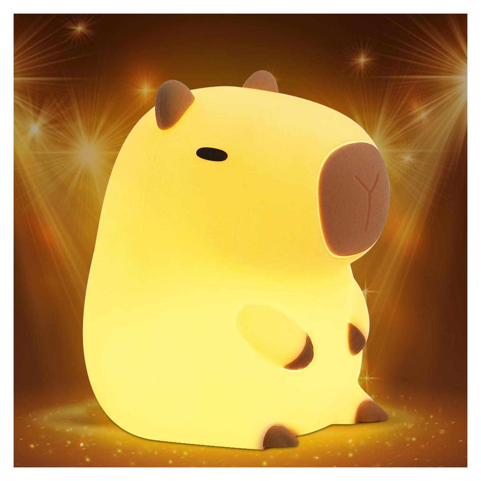 Luz Nocturna Capibara Attivolife USB Recargable con Temporizador