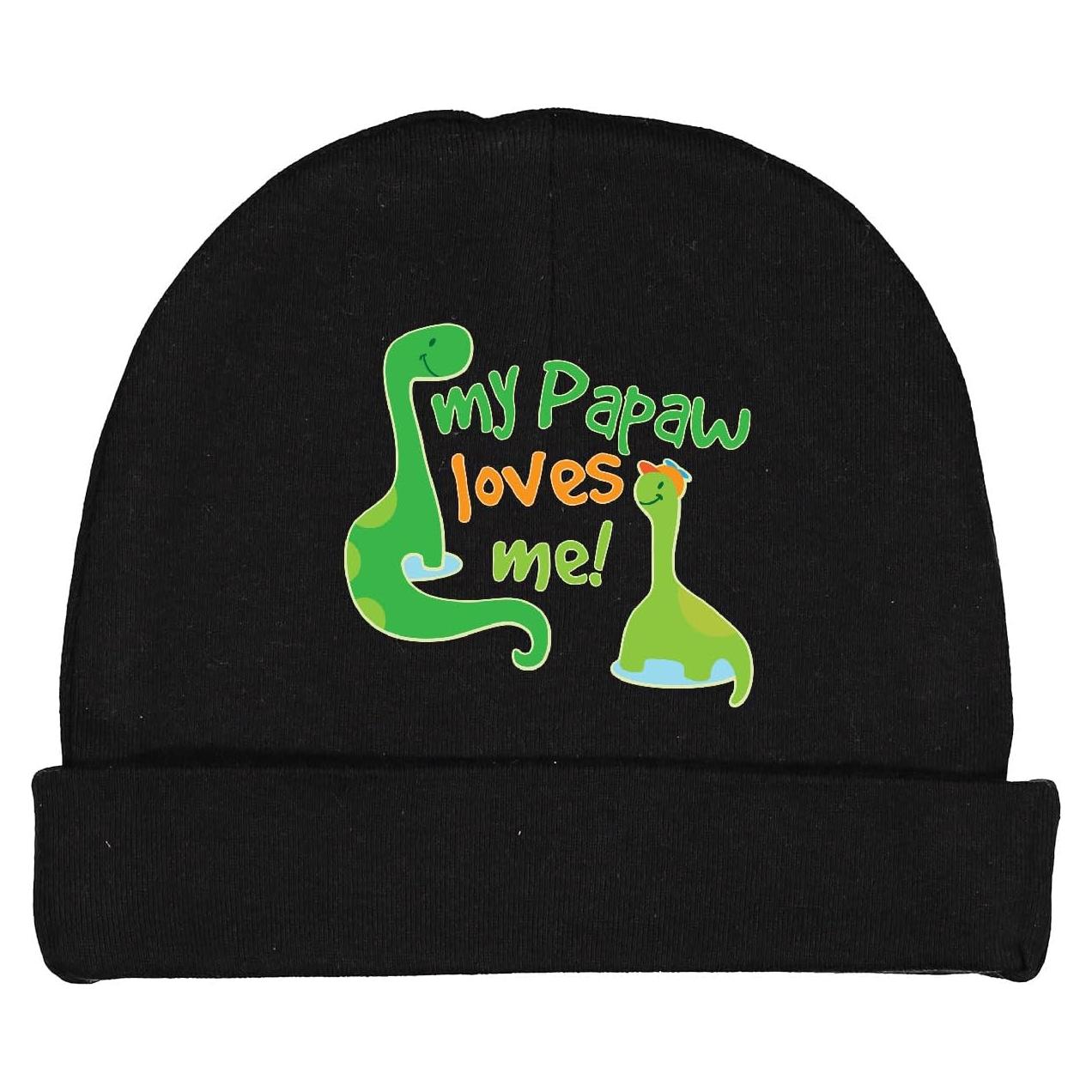 Sombrero Beanie para Bebé InkTatastic Dinosaurio Negro