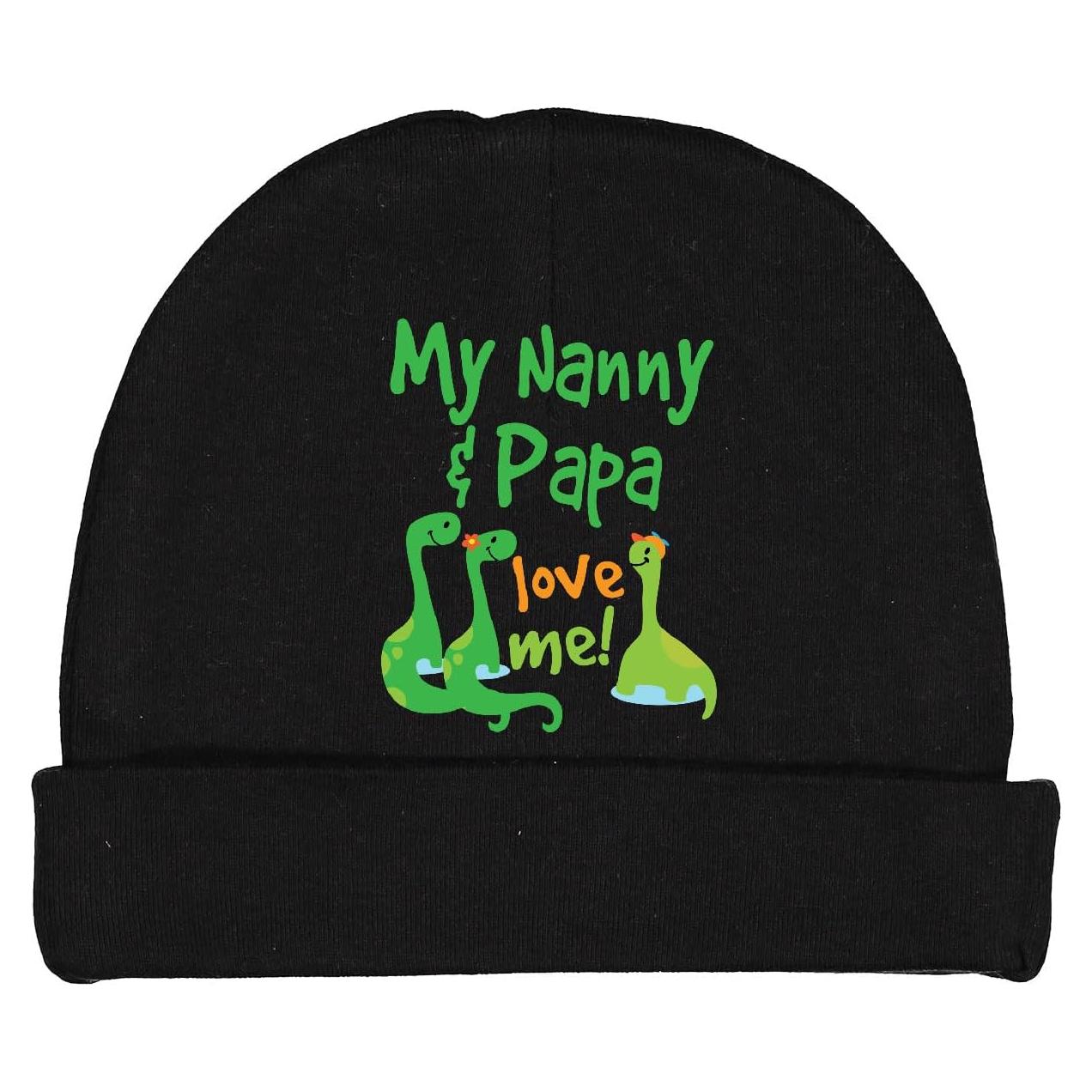 Gorro de bebé dinosaurio Nanny y Papa 100% algodón
