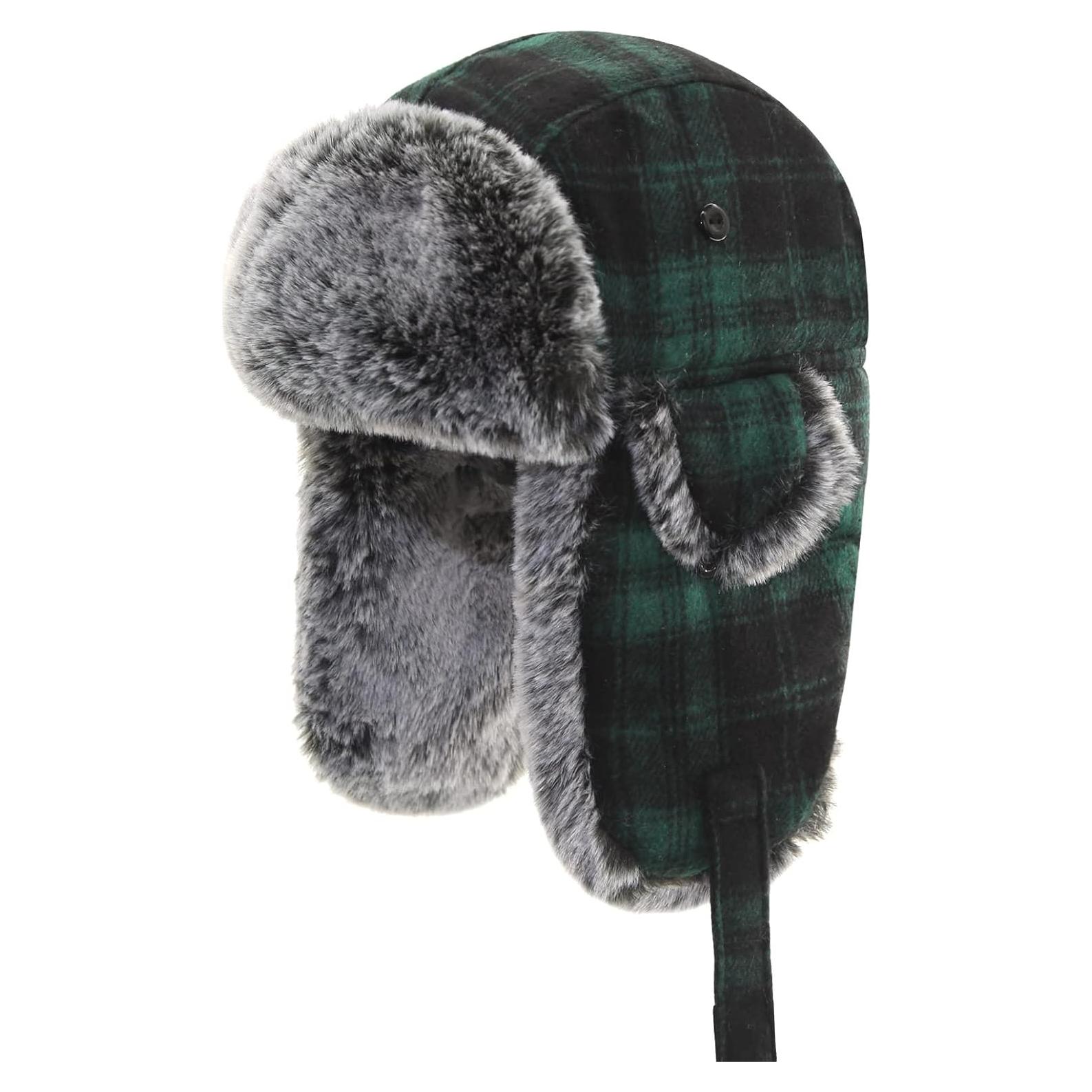 Gorro Trapper FUOITA para Niños 1-8T Ajustable Impermeable