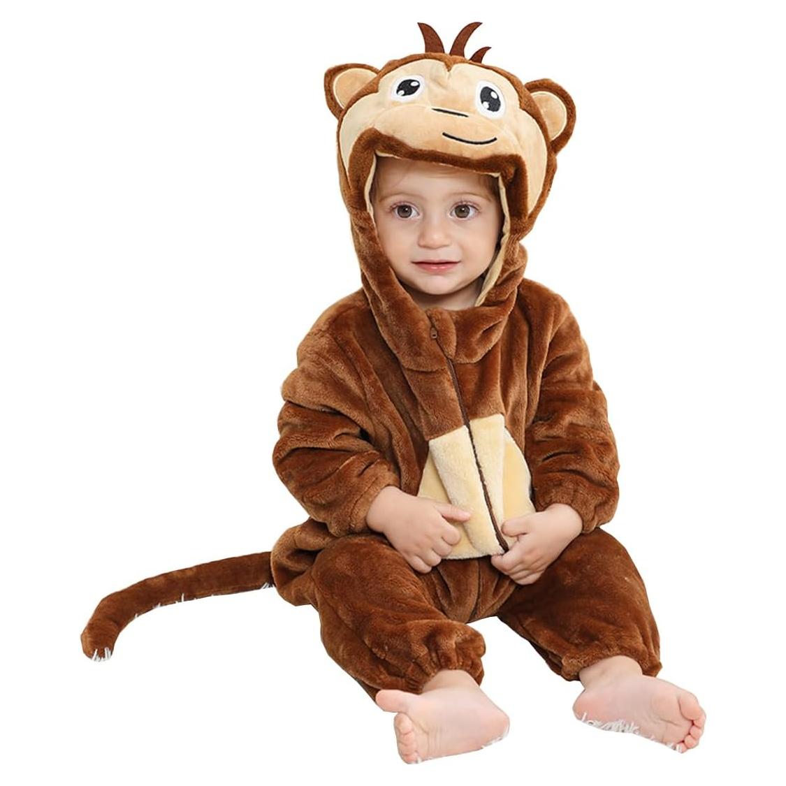 Disfraz de Mono de Franela CuteOn para Bebés 0-4 Años