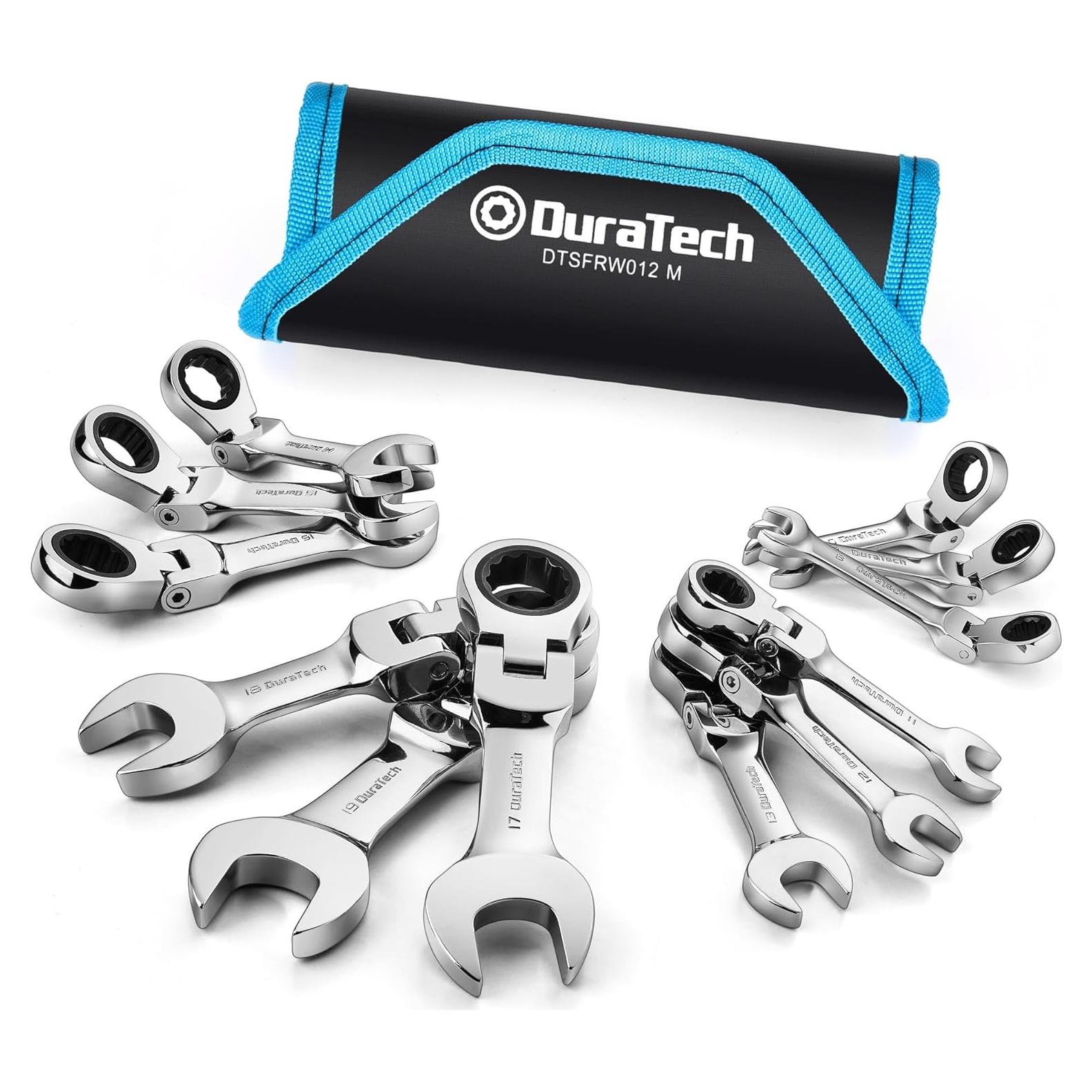 Juego de Llaves Combinadas Flexibles DURATECH 12 Piezas 8-19mm