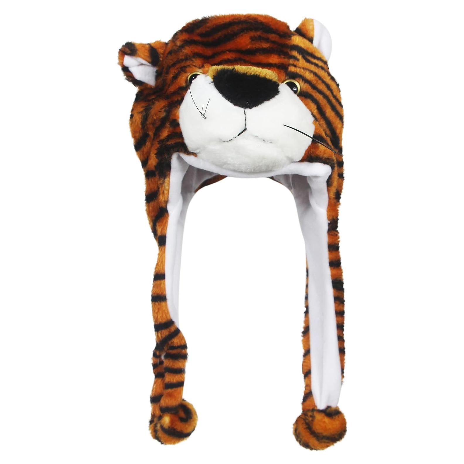 Gorro de Invierno de Peluche Timiot con Cara de Animal Detallada