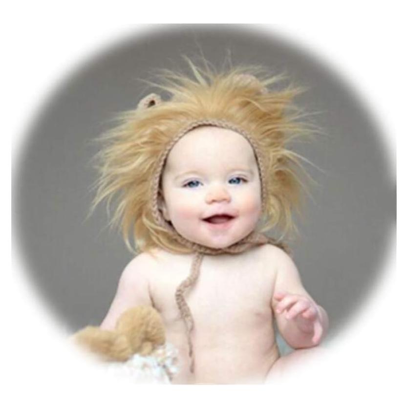 Traje de León de Ganchillo Coberllus para Recién Nacidos