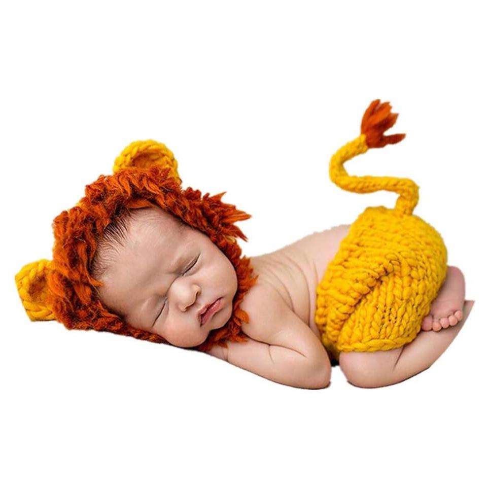 Disfraz de ganchillo para bebé Matissa León 0-2 años