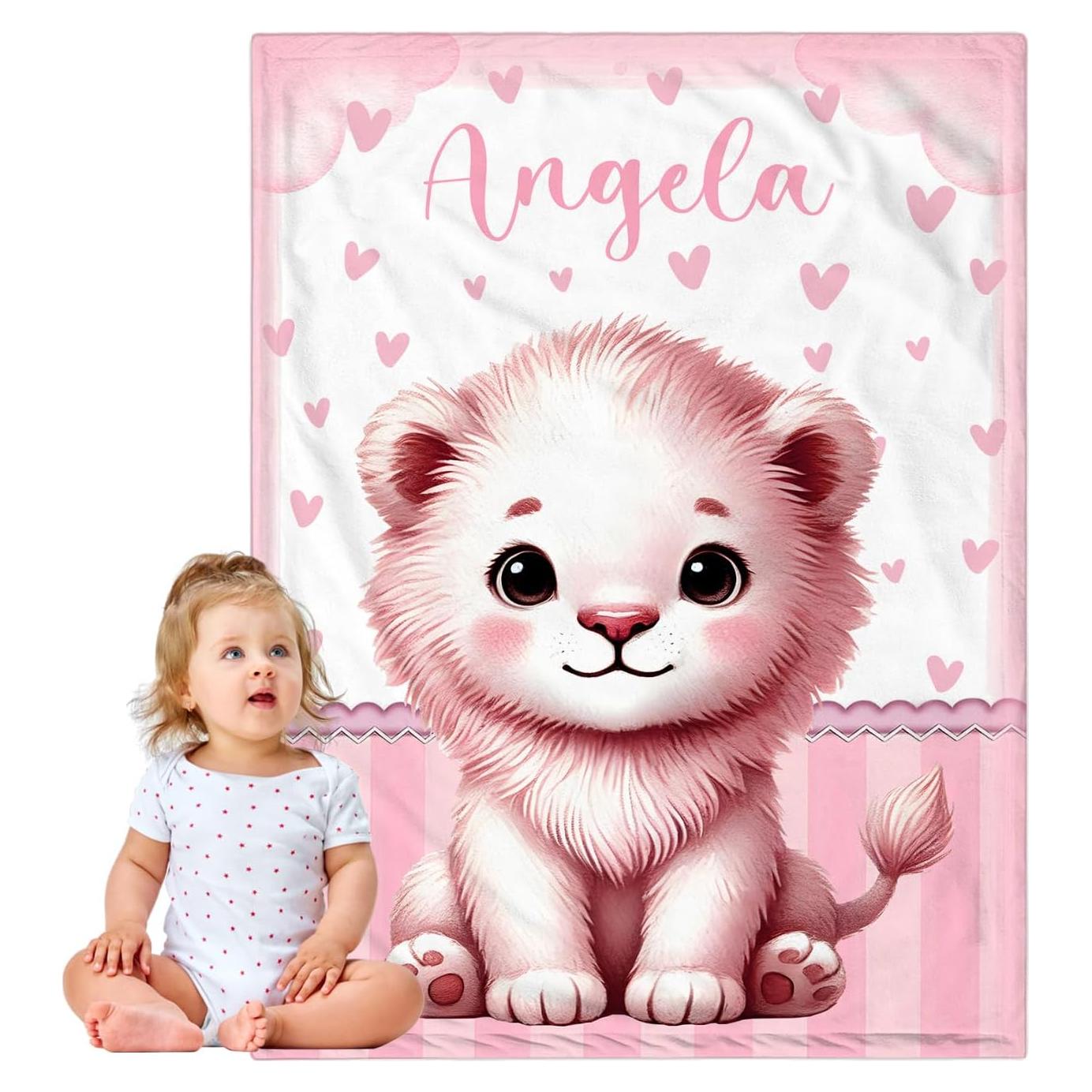 Manta Personalizada UJDUYSD León 76x102cm Suave y Colorida