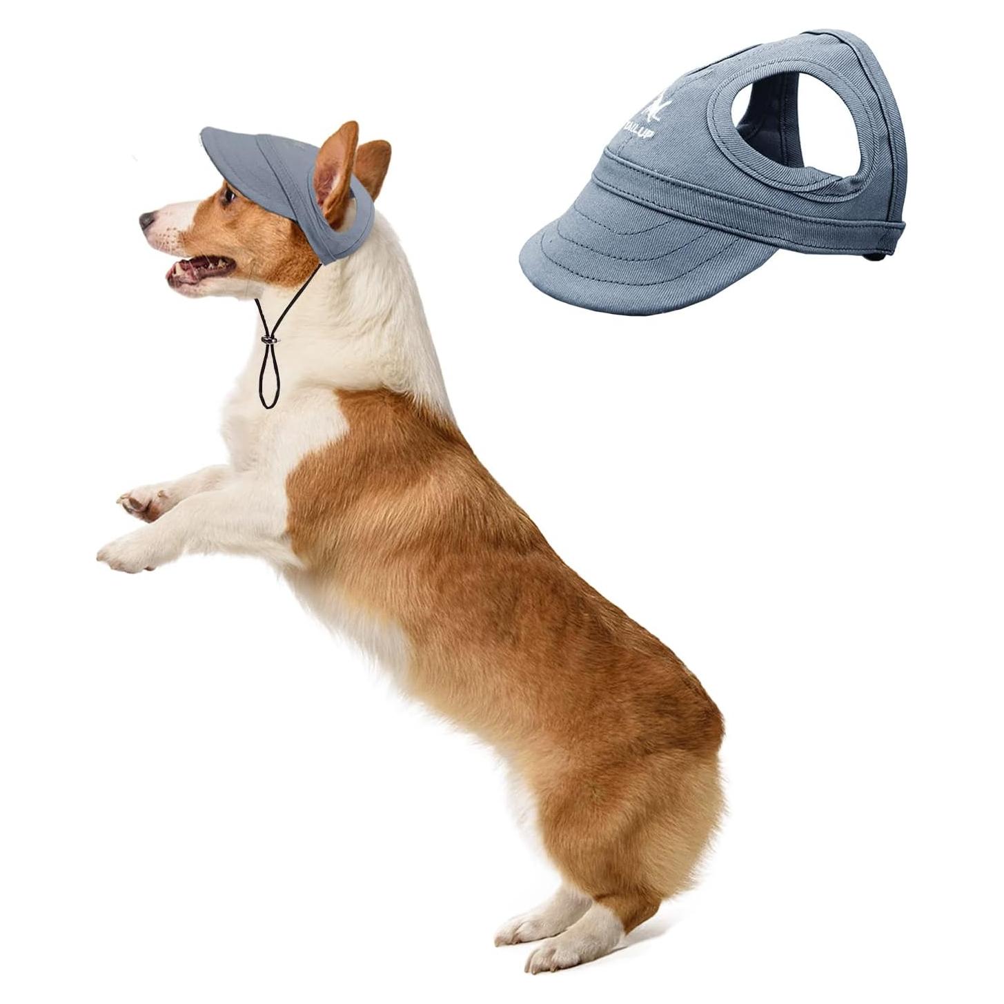 Gorra para Perros HDKUW Ajustable Azul Denim Tamaño S