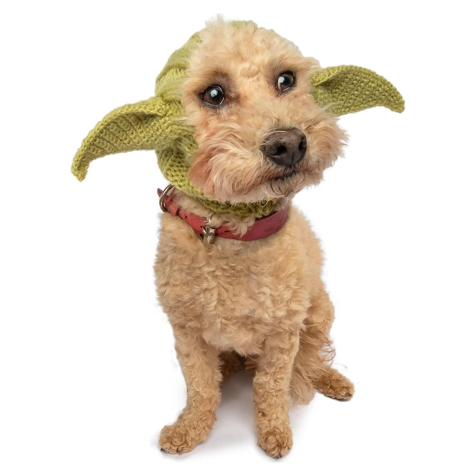 Disfraz Snood Baby Yoda Verde Mediano Zoo Snoods para Perros