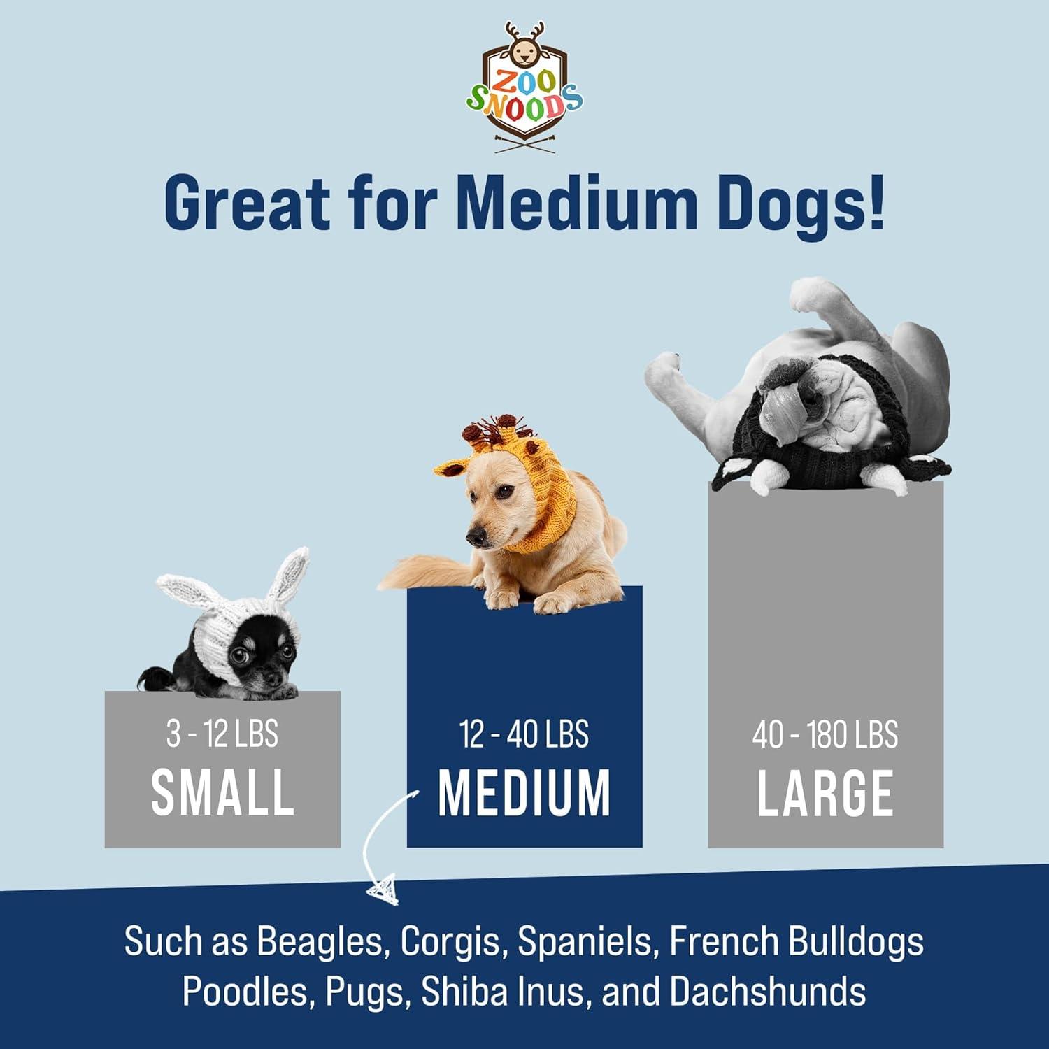 Disfraz Snood Baby Yoda Verde Mediano Zoo Snoods para Perros