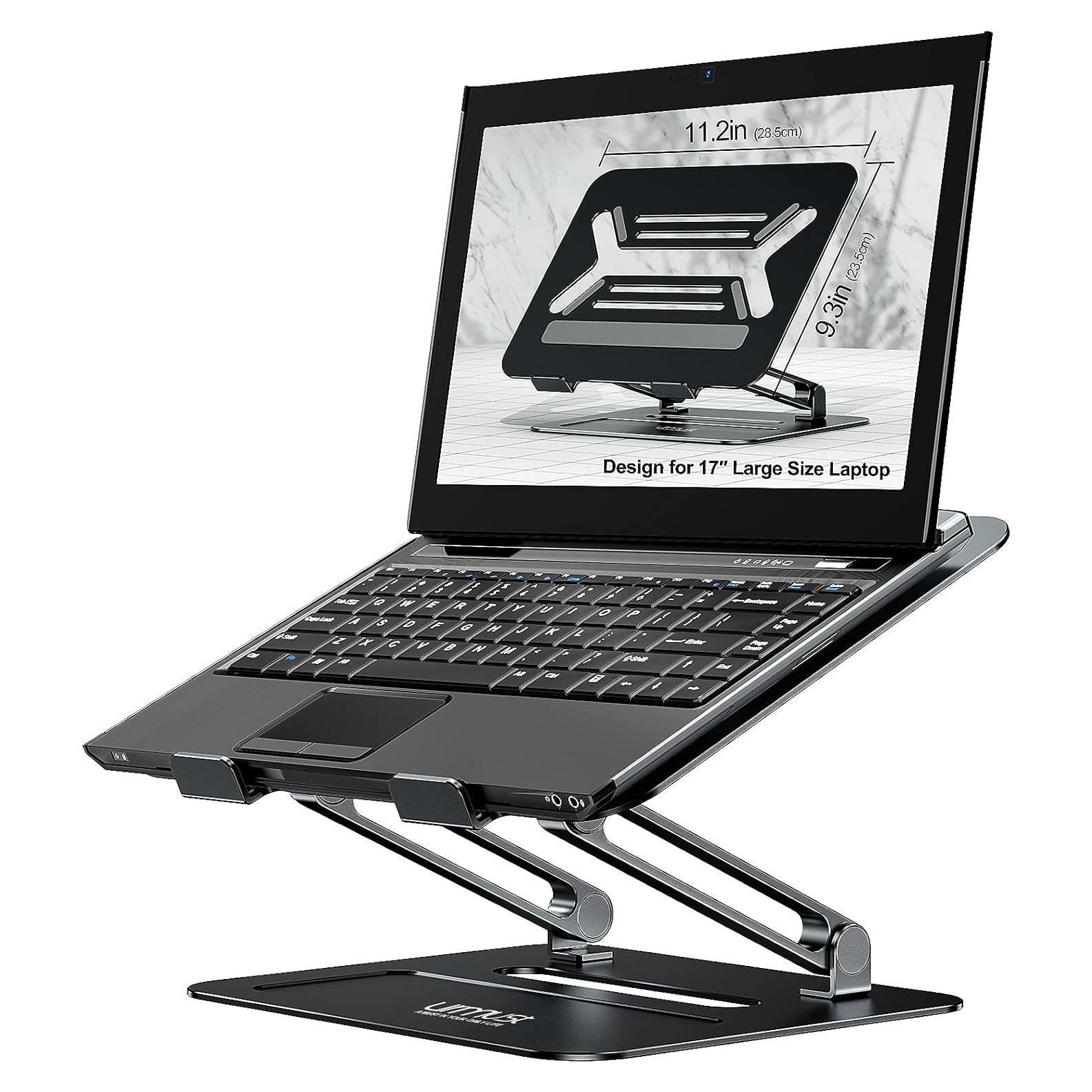 Soporte Ajustable para Laptop Urmust X1 Negro 10-17"