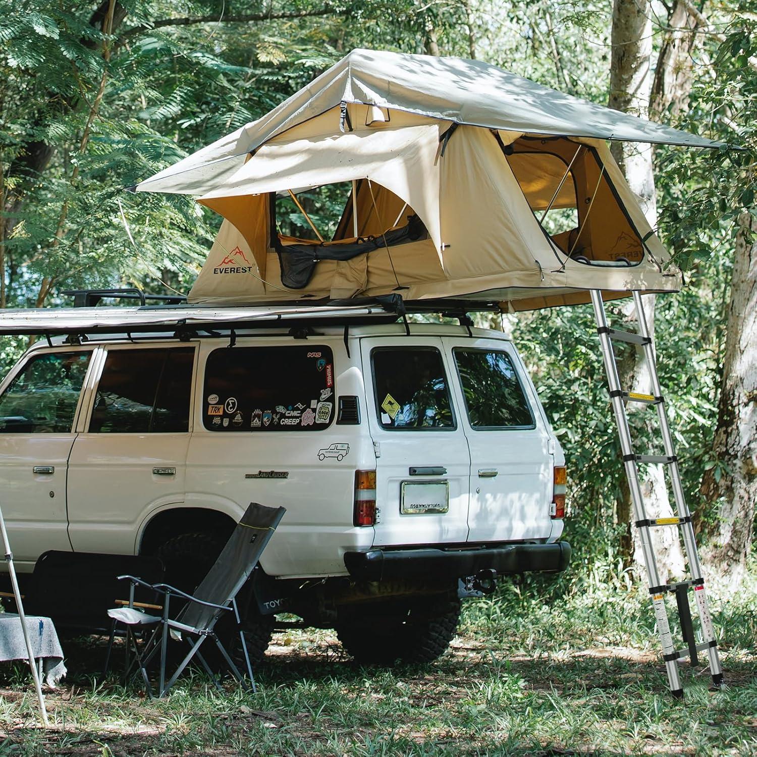 Escalera Telescópica ZenAscend 2.01m Plegable Ligera 150kg