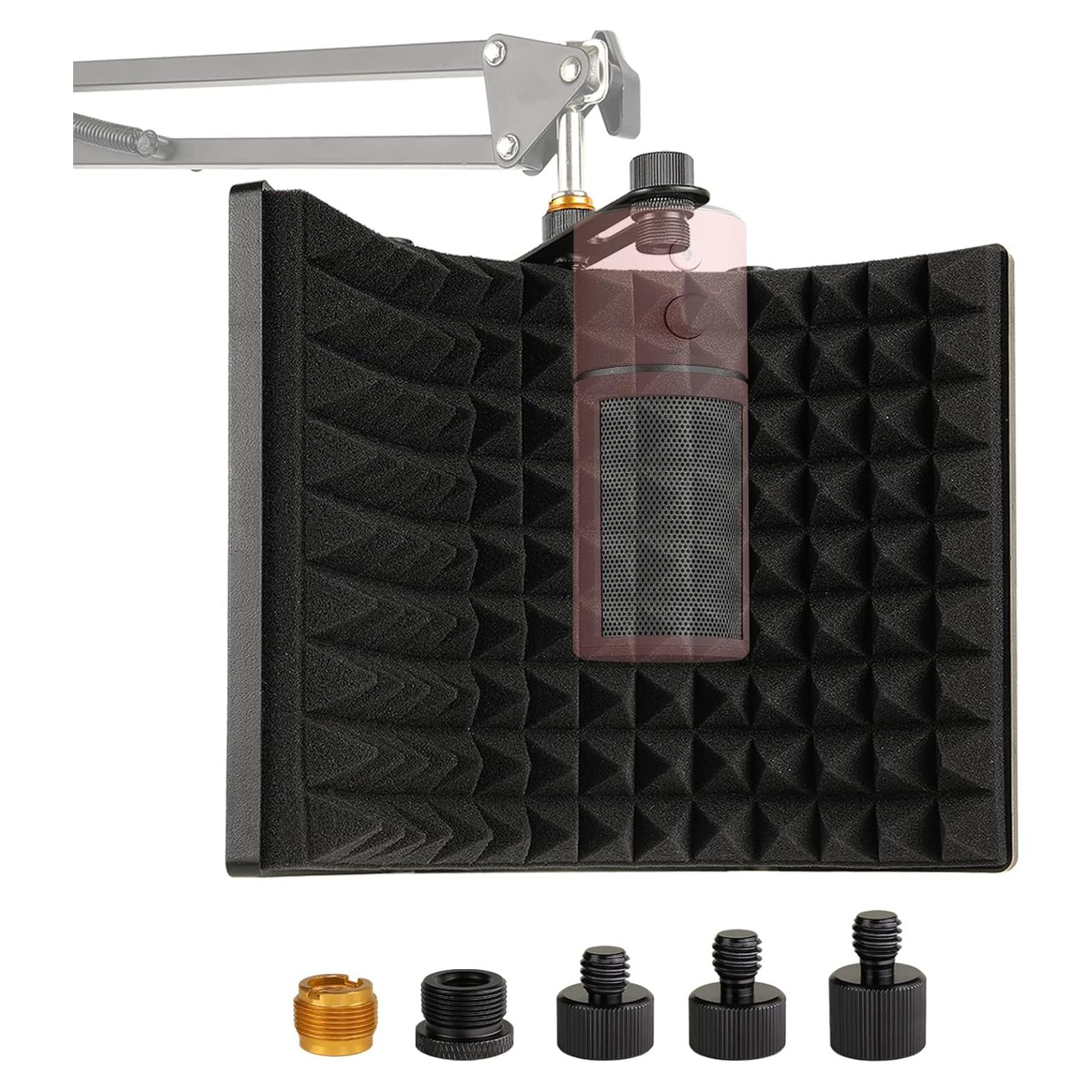 Escudo de Aislamiento de Micrófono Frgyee Plegable 19x27cm