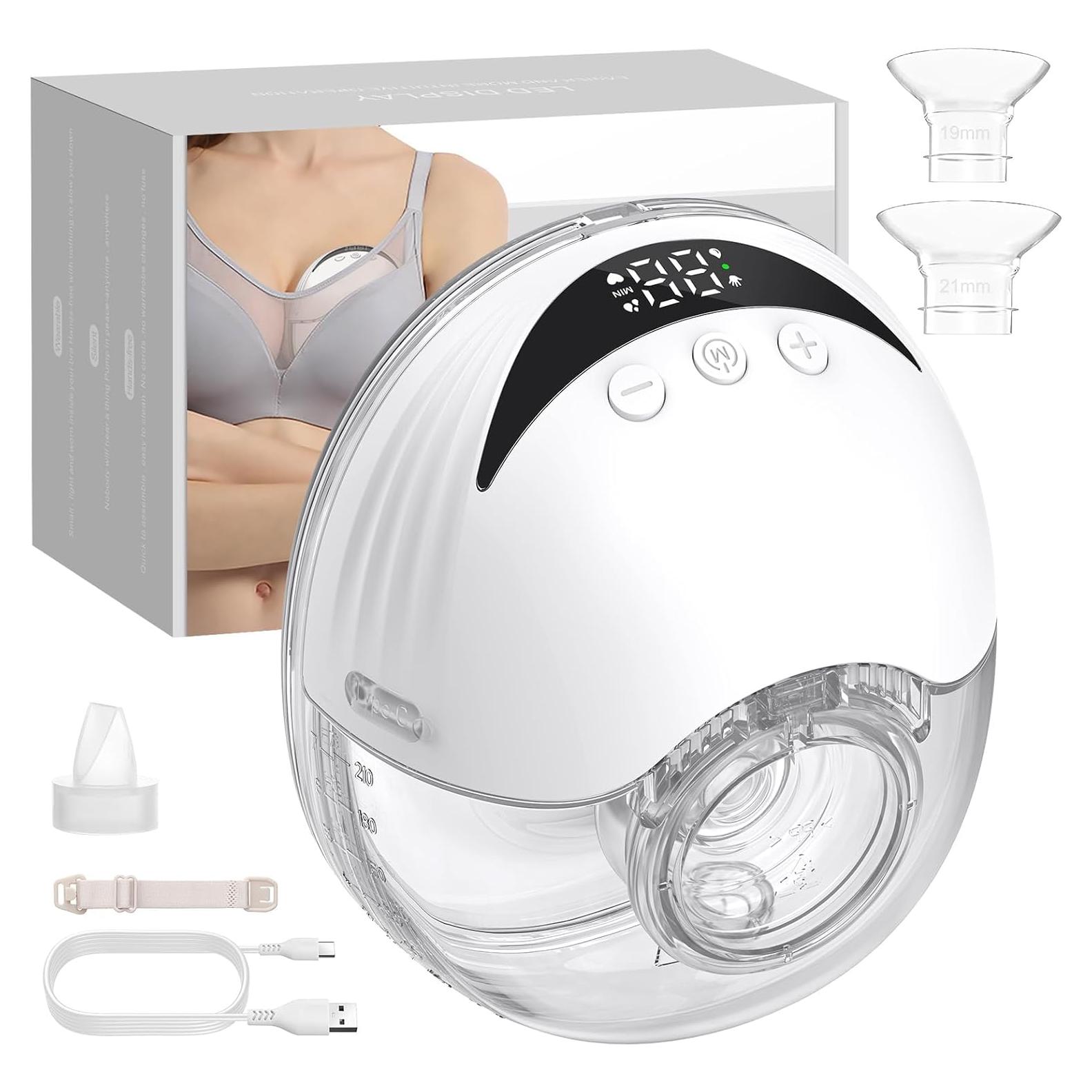 Extractor de Leche Eléctrico Portátil MY-375 - 4 Modos, 12 Niveles, 210ml