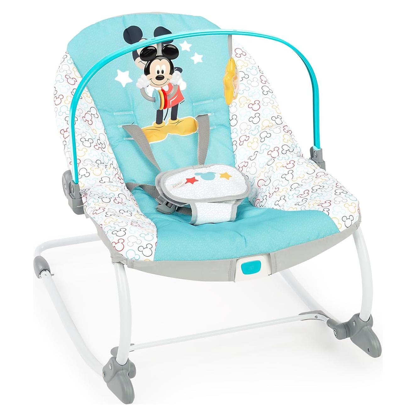 Silla Balanceadora Vibrante Disney Mickey Mouse 0-30 Meses