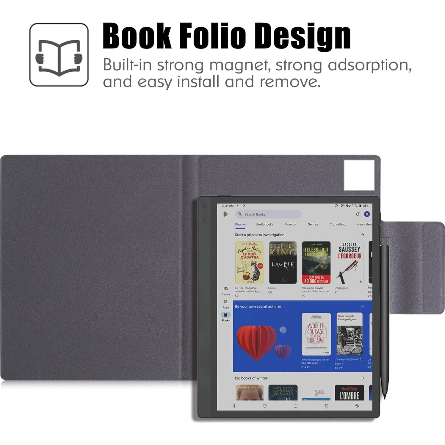 Funda Magnética BOZHUORUI para Tableta Boox Tab Ultra C Pro 10.3"