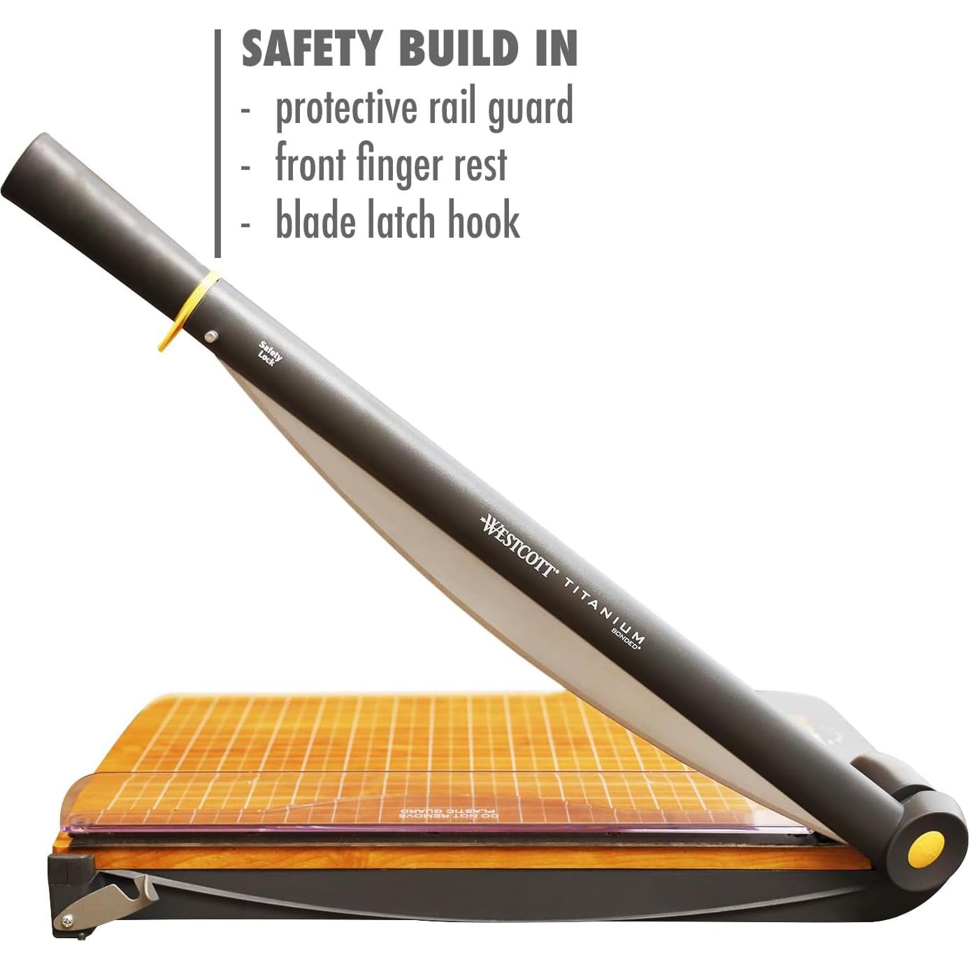 Cortadora de papel guillotina Westcott TrimAir 30 hojas 30.5 cm