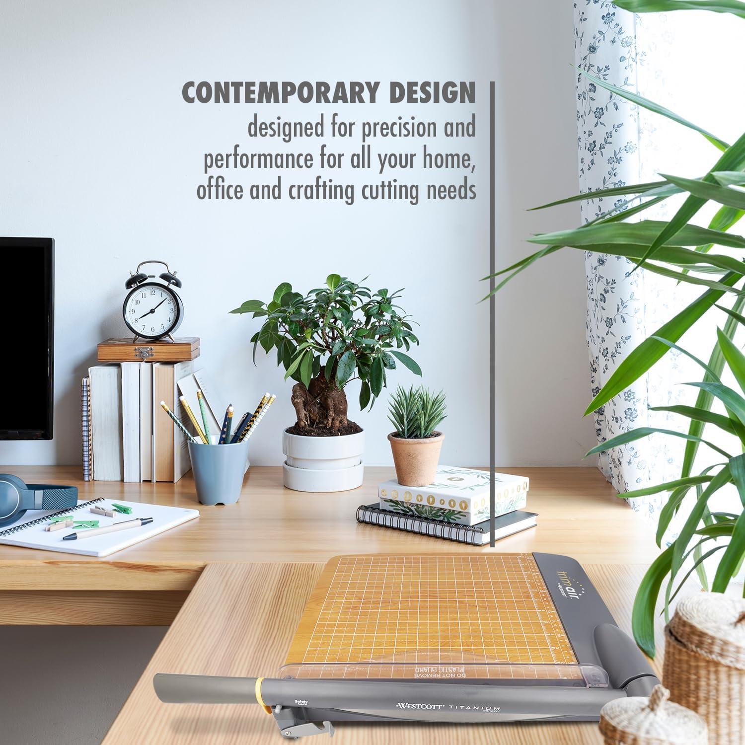 Cortadora de papel guillotina Westcott TrimAir 30 hojas 30.5 cm