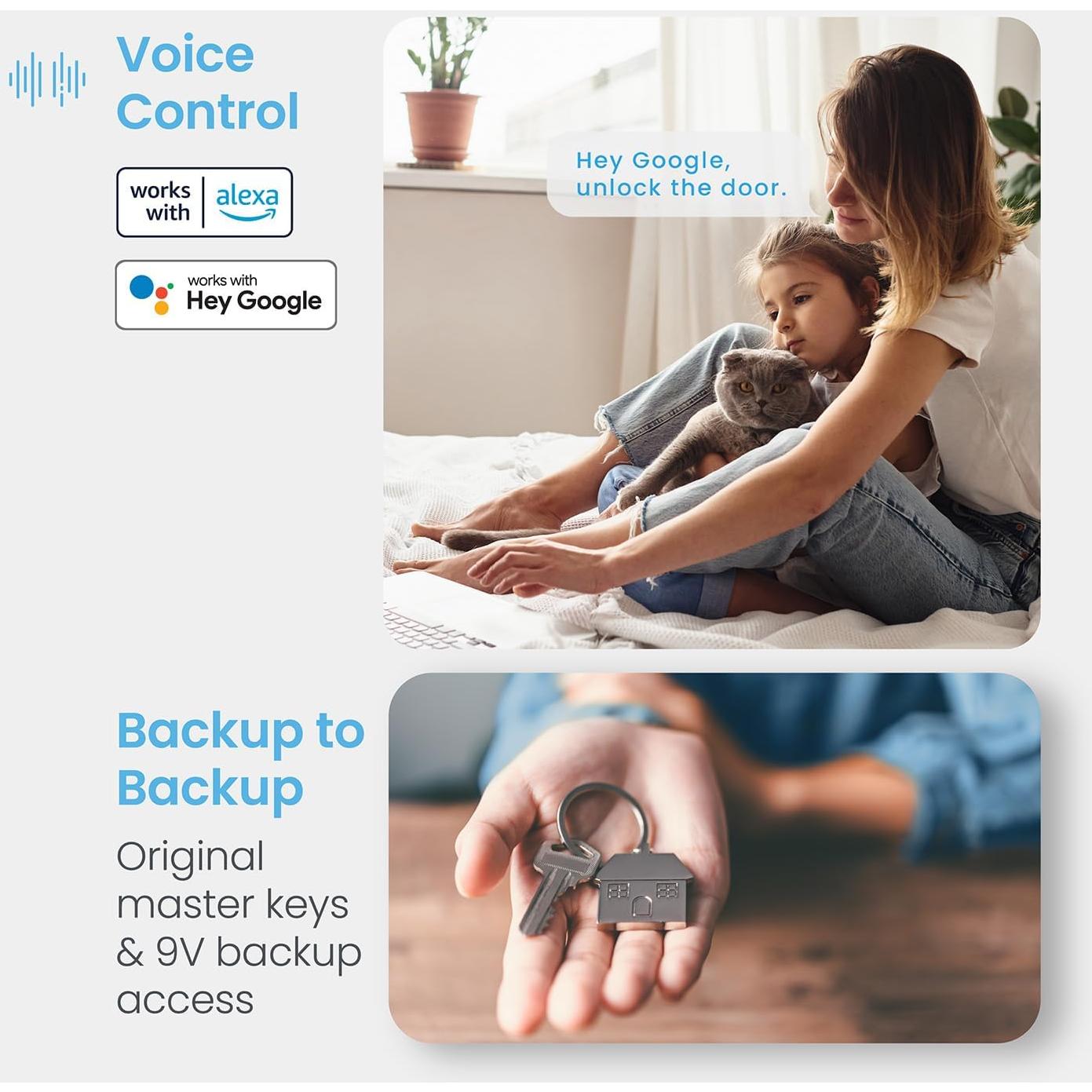 Cerradura Inteligente Lockly Secure Pro - Biométrica y Wi-Fi