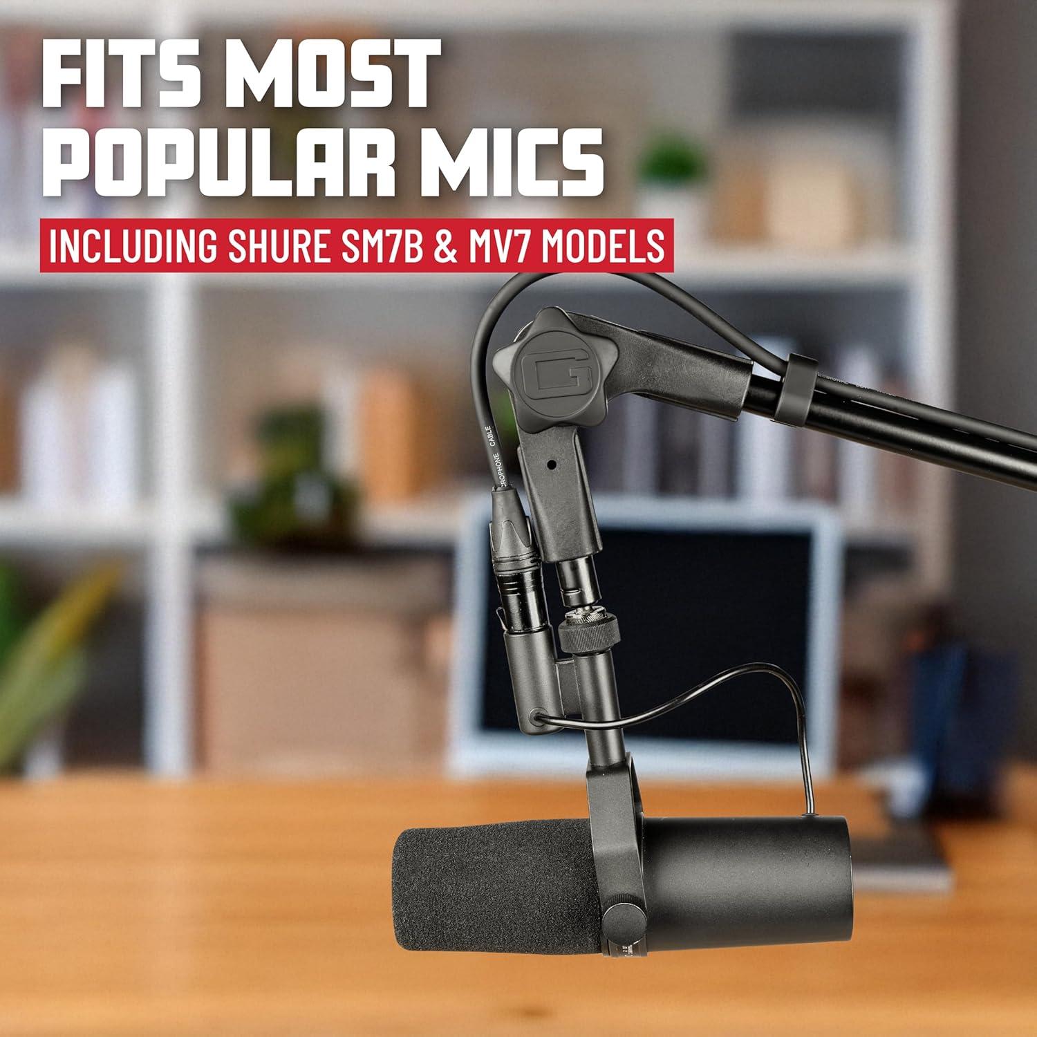 Soporte de Micrófono Gator Frameworks GFWMICBCBM0500 Negro