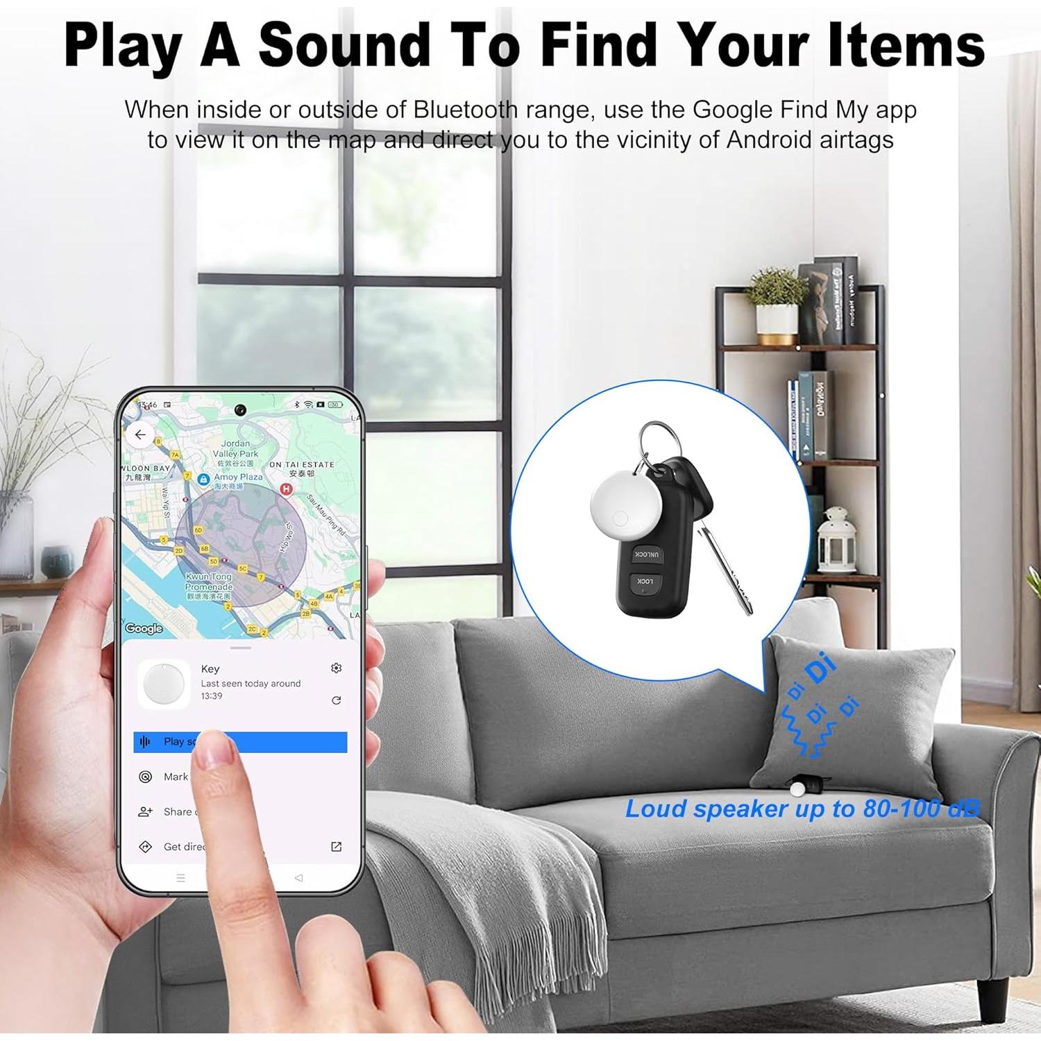 Etiquetas de Seguimiento Bluetooth Android - Paquete de 2