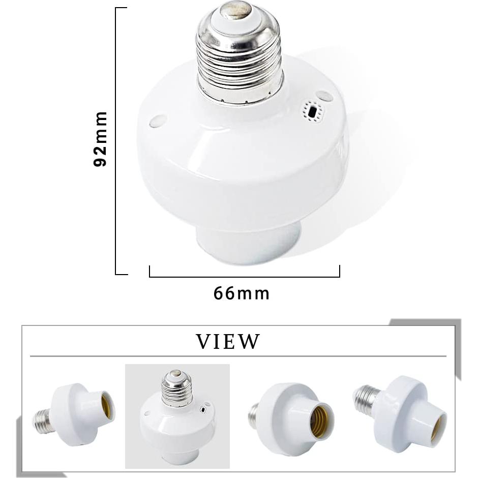 Portalámparas Inteligente QIACHIP eWeLink Wi-Fi E26 E27