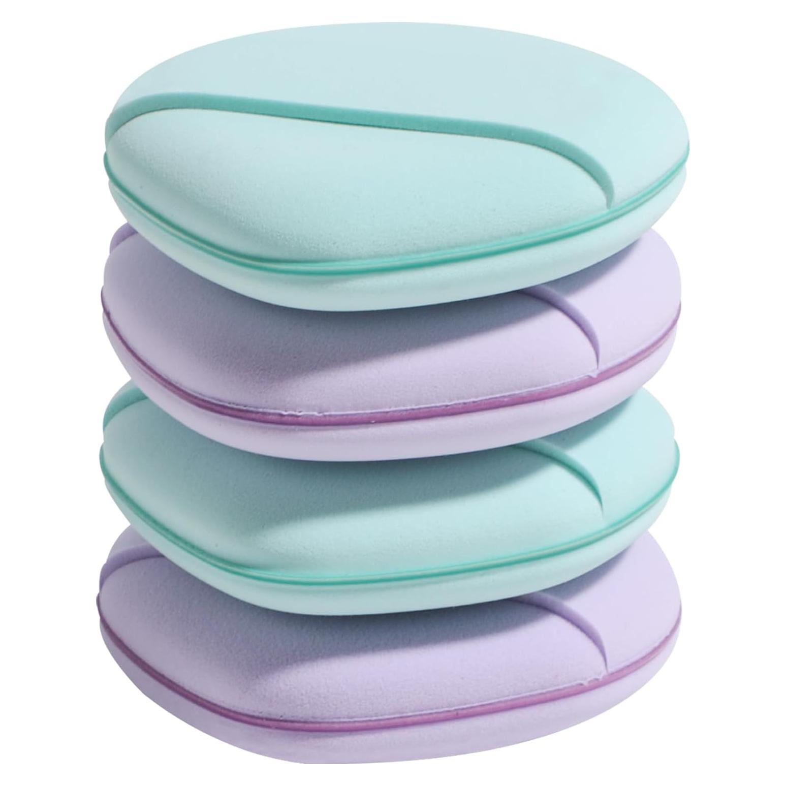 Esponjas de Maquillaje BS-MALL Paquete de 4 Multicolores