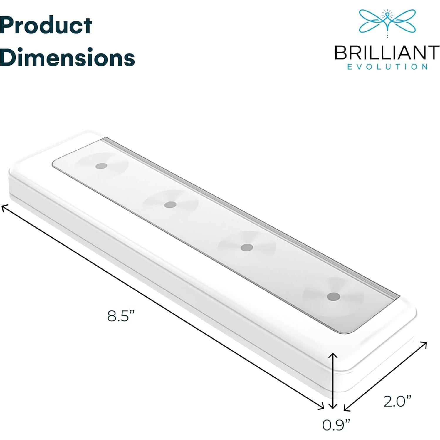 Brilliant Evolution Luces LED Inalámbricas 65 Lúmenes 3000K