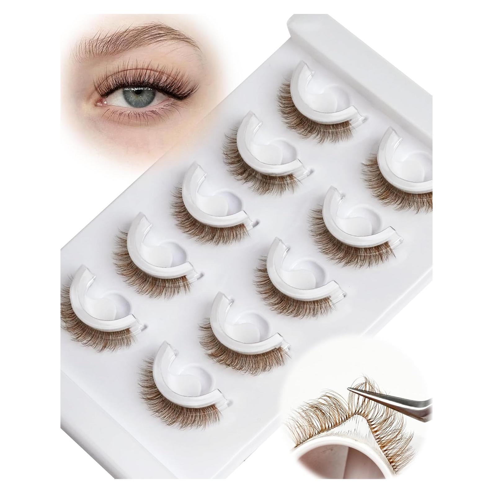 Pestañas Postizas Autoadhesivas Reutilizables Obeyalash 5 Pares