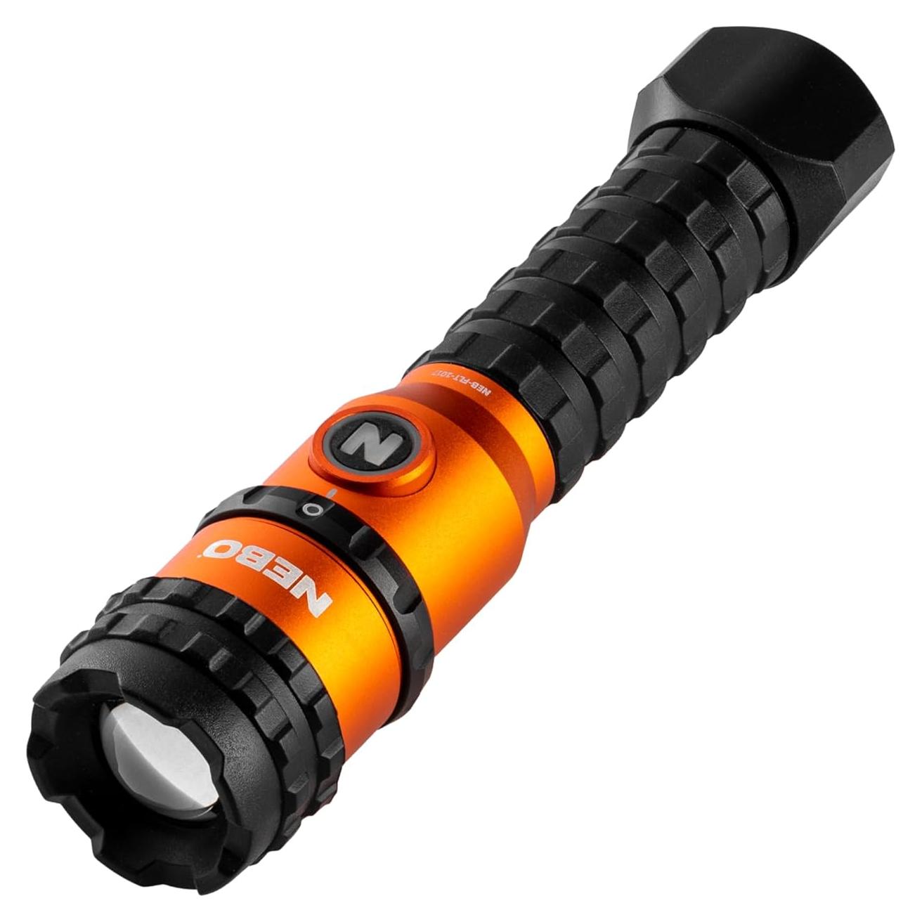 Linterna Recargable NEBO FL1500 - 1500 Lúmenes, Zoom, Impermeable