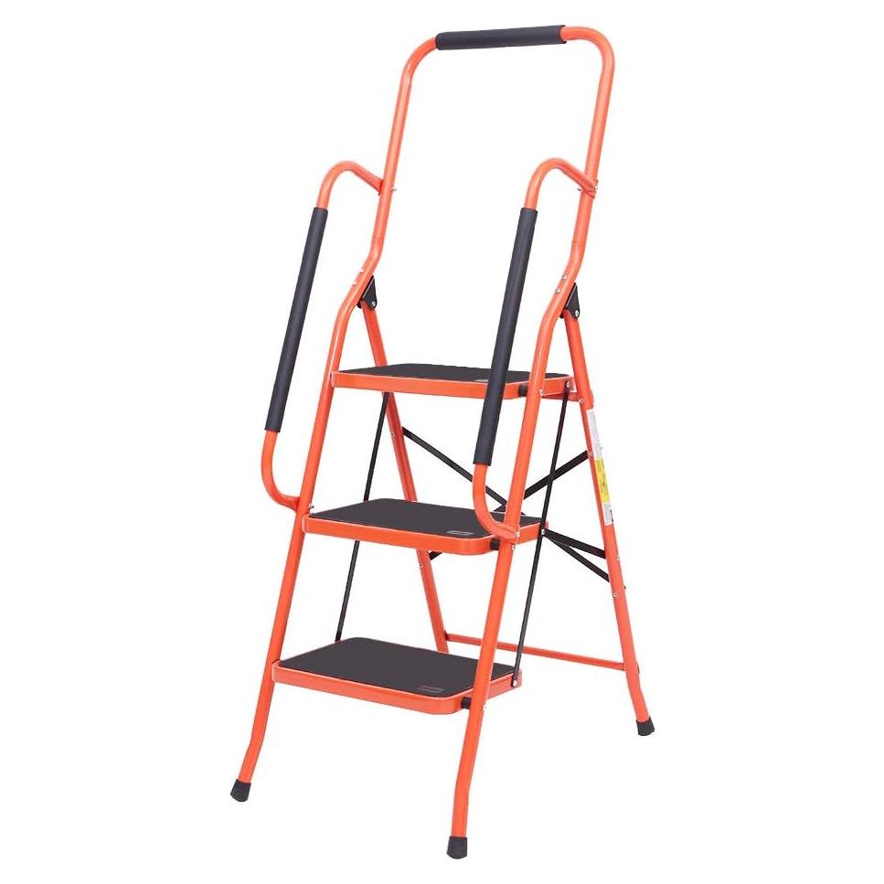 Escalera Plegable LUISLADDERS 3 Peldaños Antideslizante