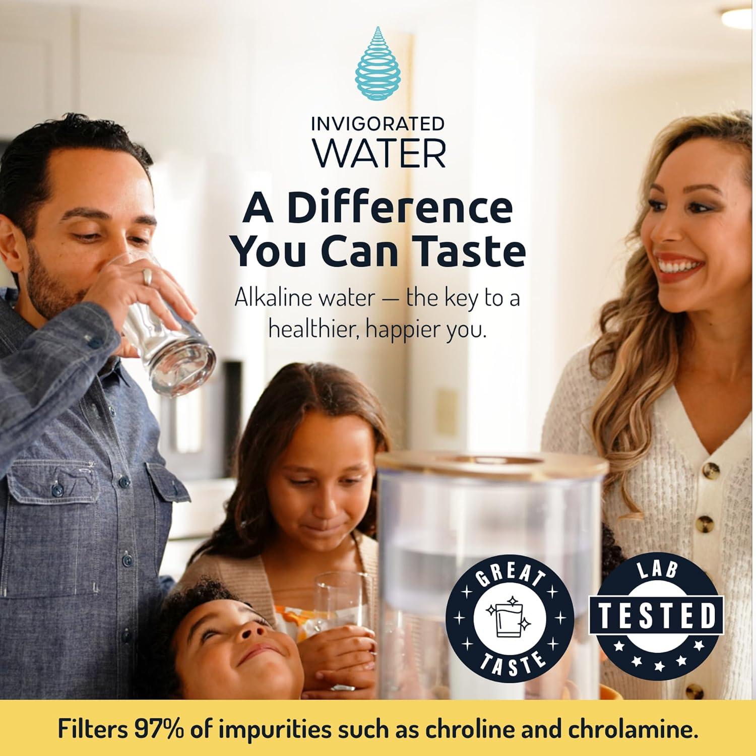 Dispensador de Agua Alcalina Invigorated pH Recharge 12.5L