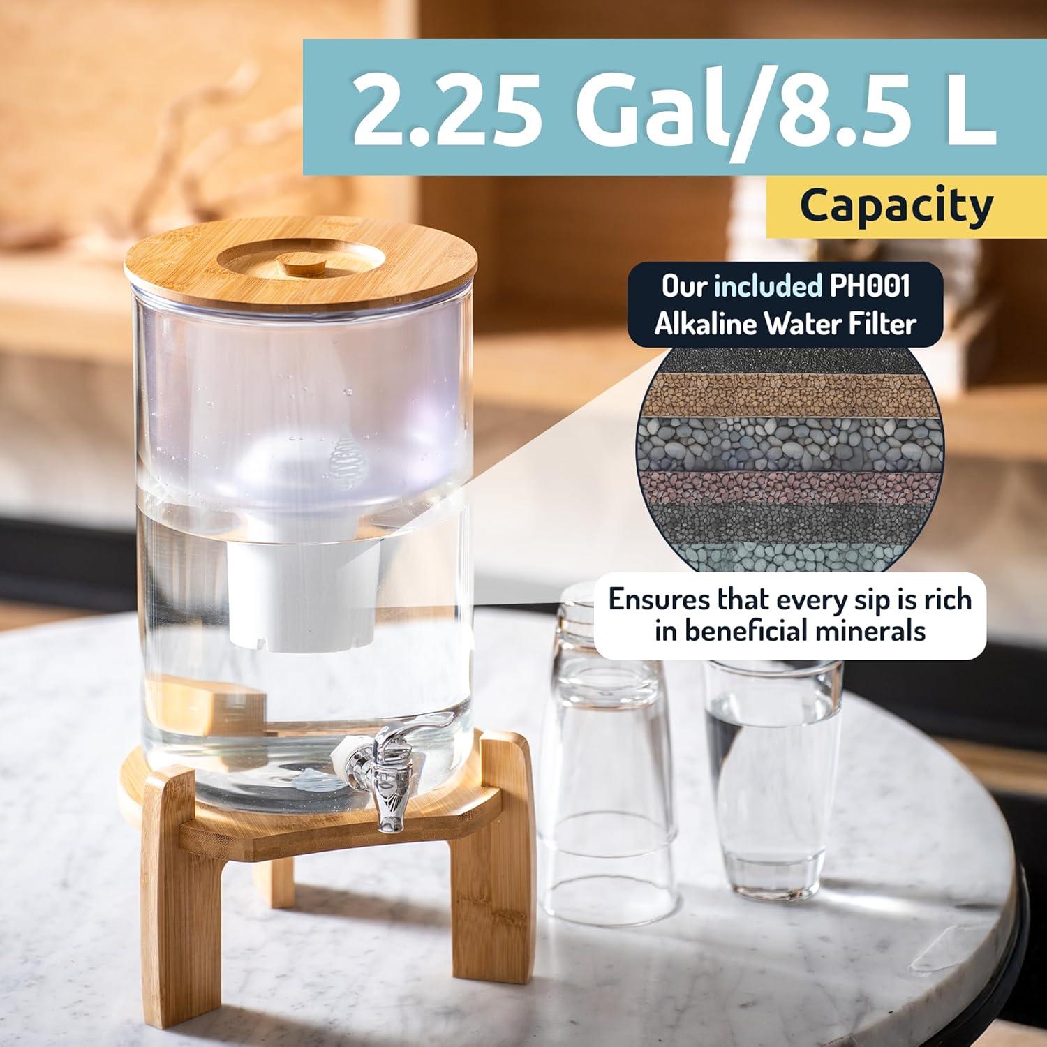 Dispensador de Agua Alcalina Invigorated pH Recharge 12.5L