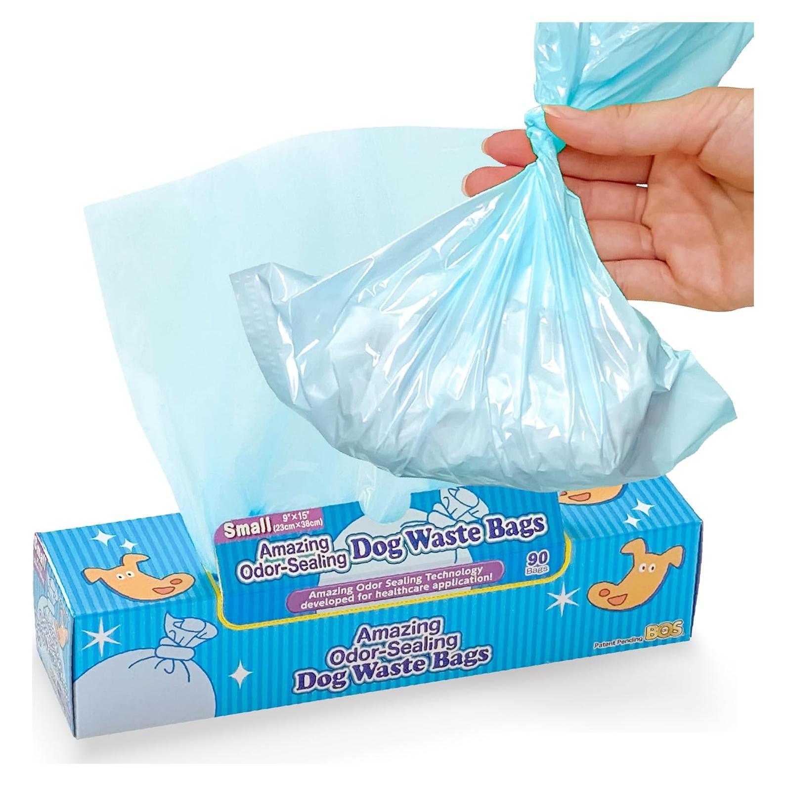 Bolsas para Desechos de Mascotas BOS - 90 Unidades Sin Fragancia