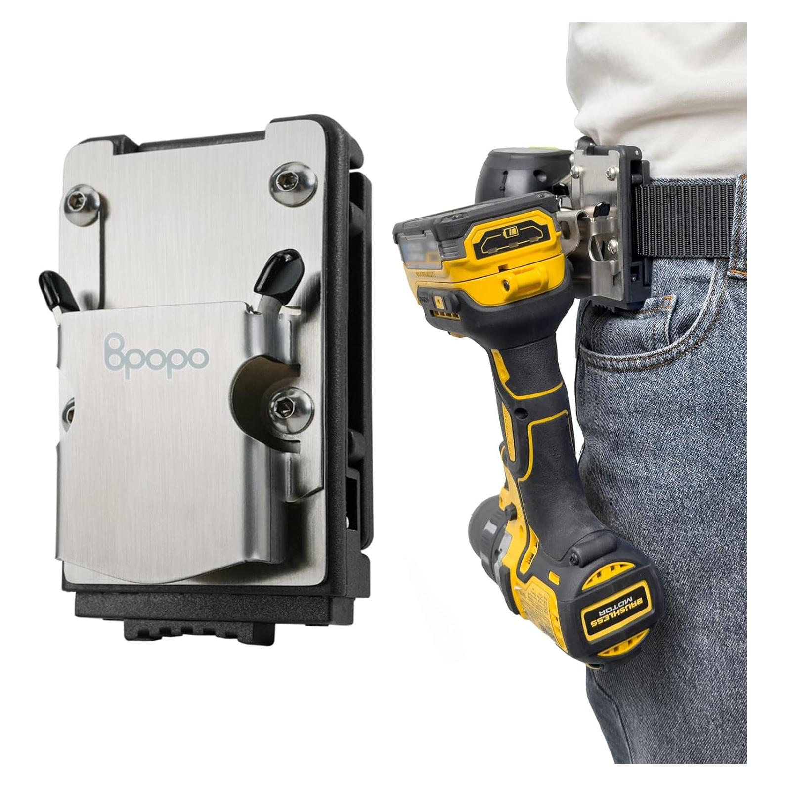 Clip de Cintura BPOPO para Taladro Inalámbrico, Ajustable