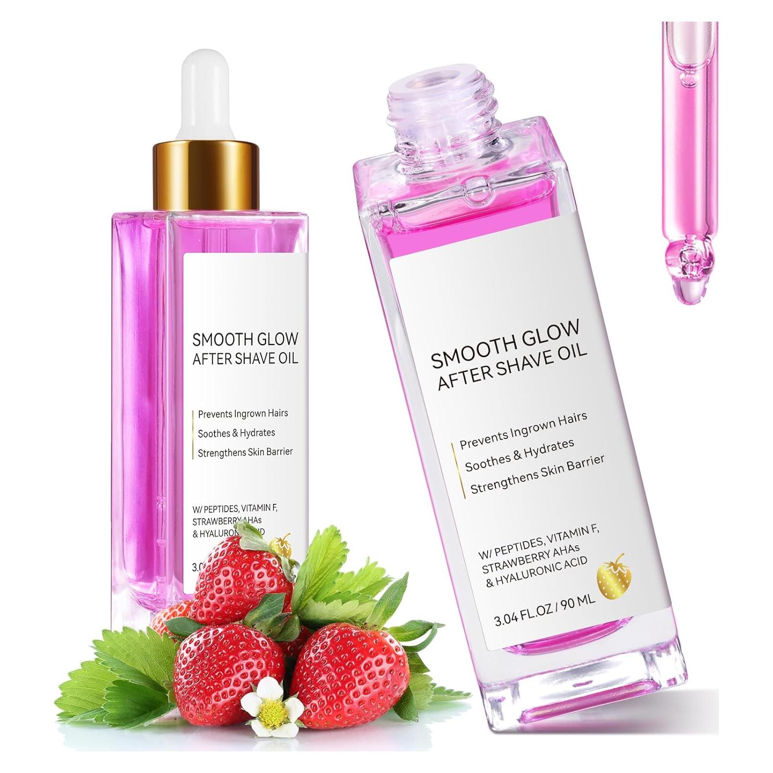 Aceite After Shave Soft Serve Fresa y Vainilla 90ml - Hidratante