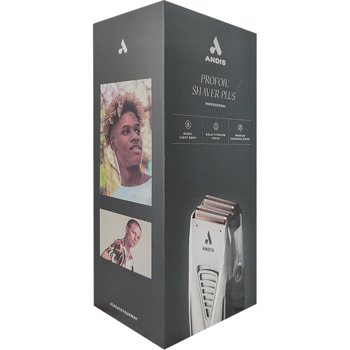 Afeitadora Andis Pro Foil 17255 Lithium Titanio Negra