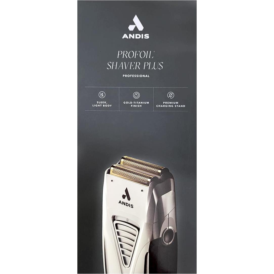 Afeitadora Andis Pro Foil 17255 Lithium Titanio Negra