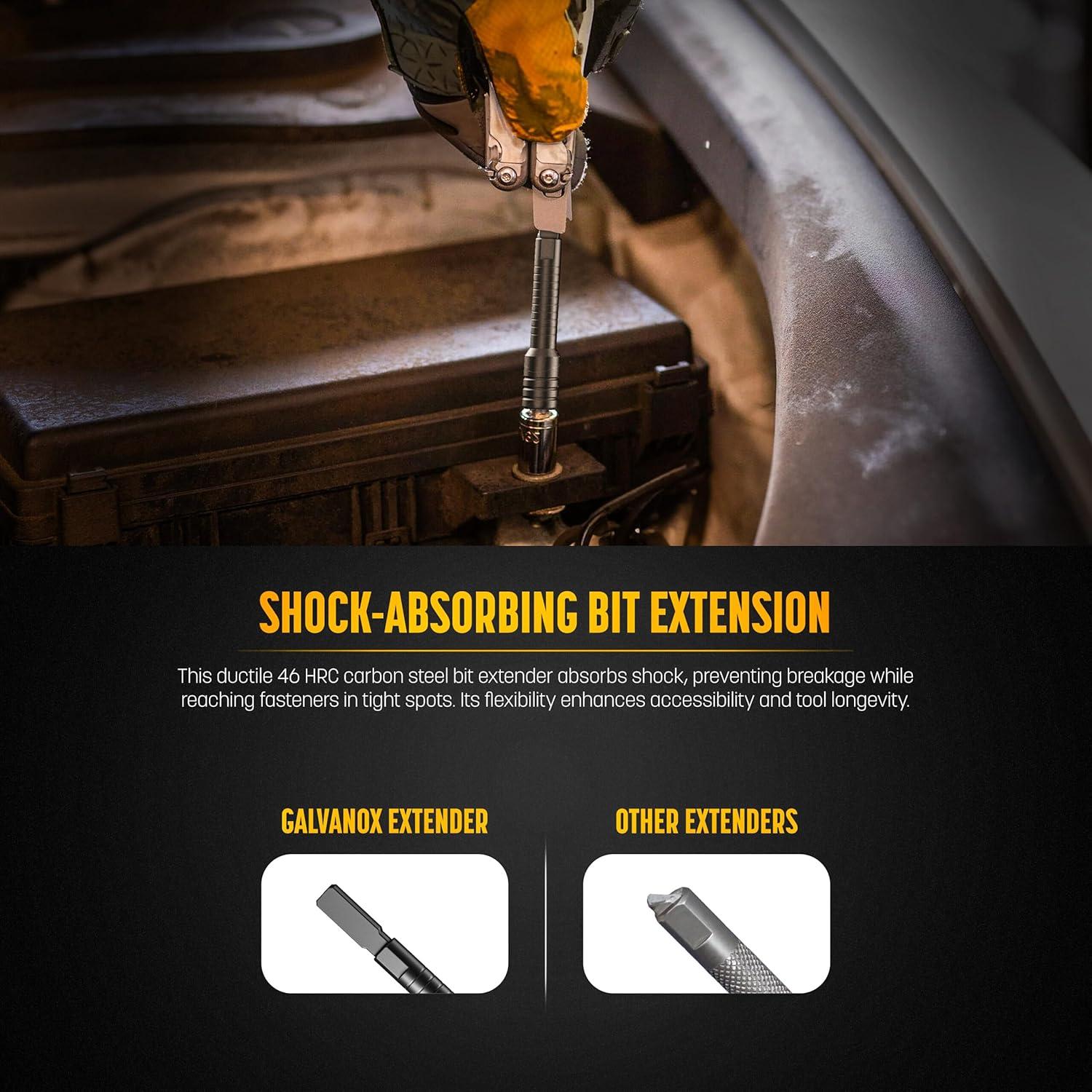 Extensor de Puntas Multi-herramienta Galvanox BX202 - Negro