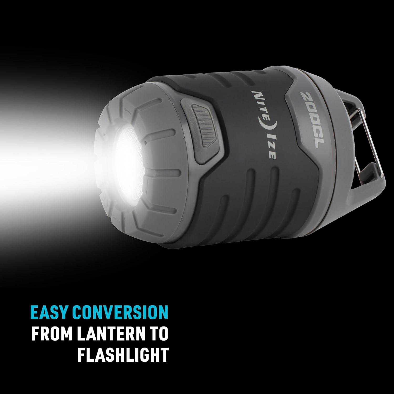 Linterna LED Plegable Nite Ize Radiant 200 Lúmenes Camping