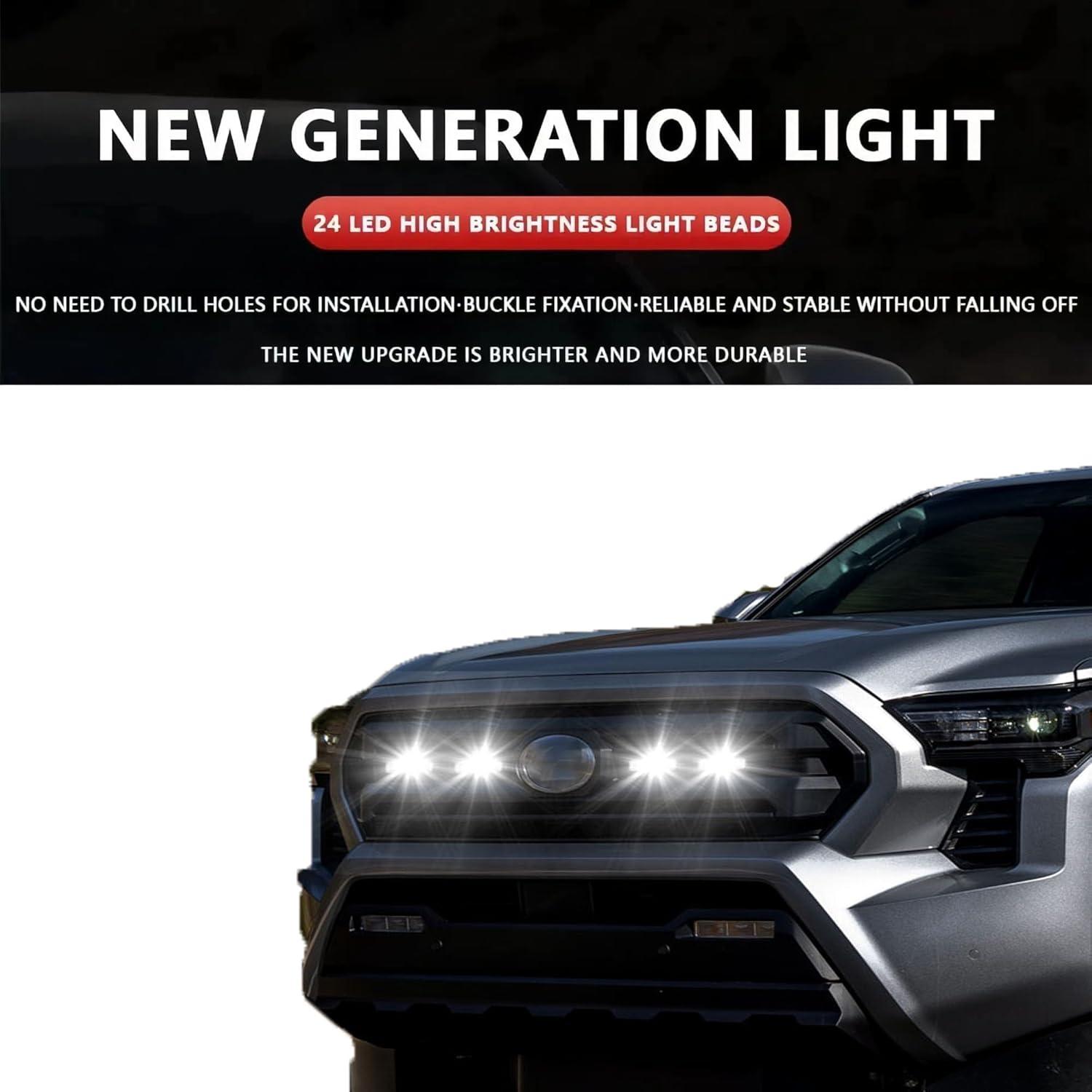 Kit de luces LED para parrilla delantera Toyota Tacoma 2024-2025