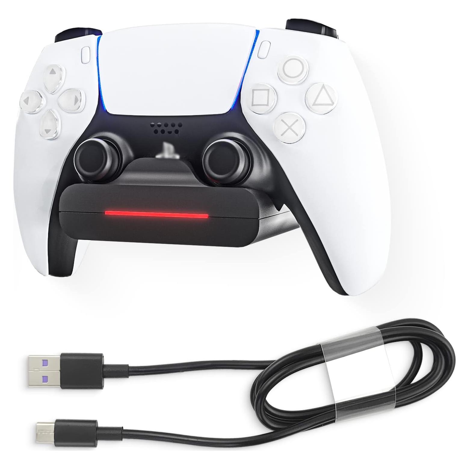 Soporte de Carga para Controlador PS5 REEYEAR con Cable 1m