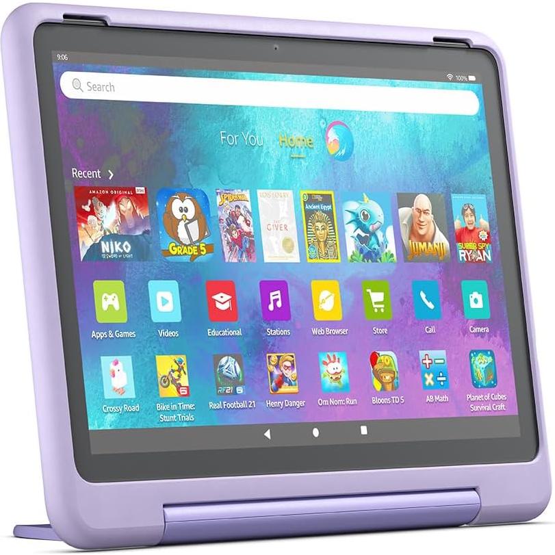 Funda para Tablet Fire HD 10 Amazon 13ª Gen Niños Día Feliz
