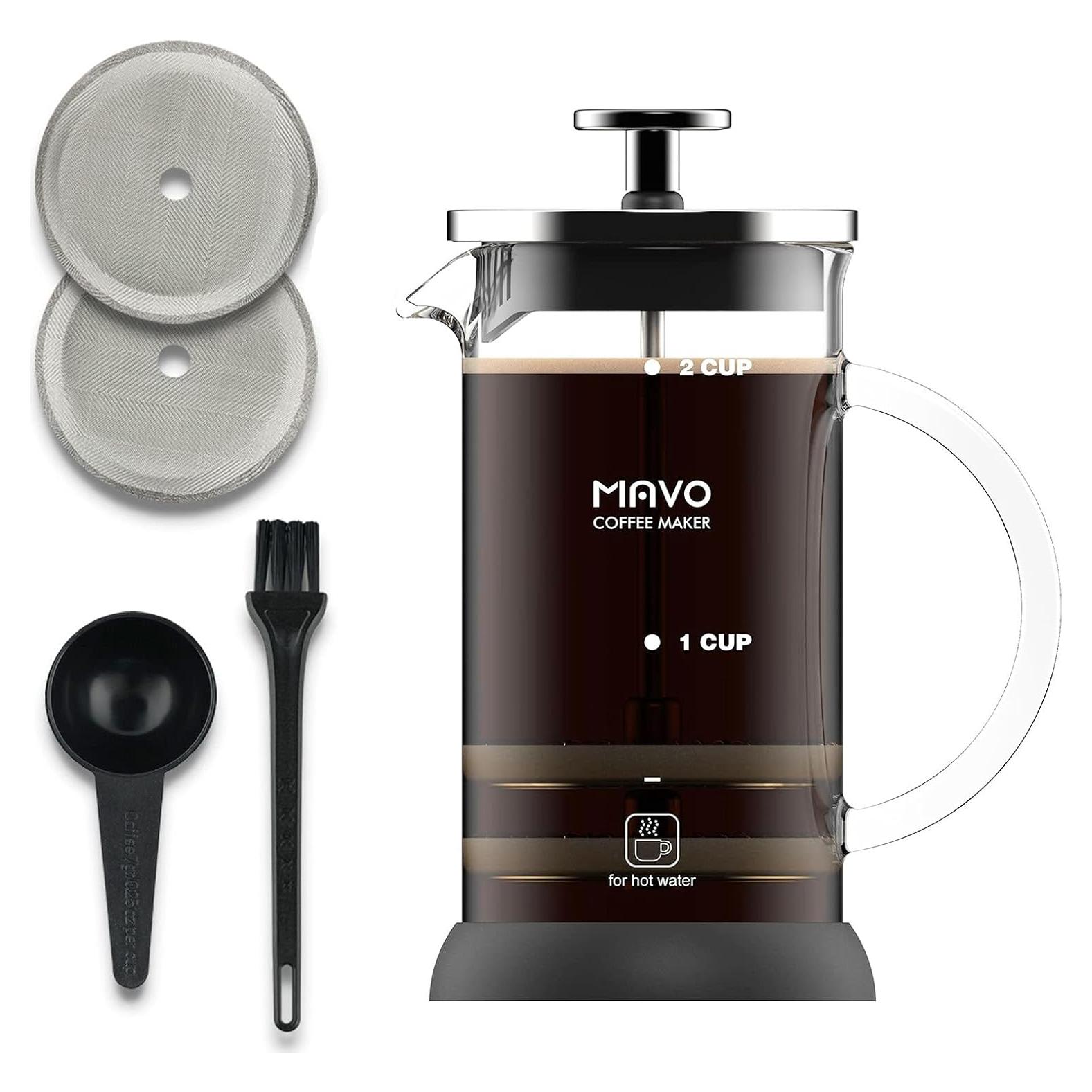 Cafetera Prensa Francesa MAVO Acero Inoxidable 350ml