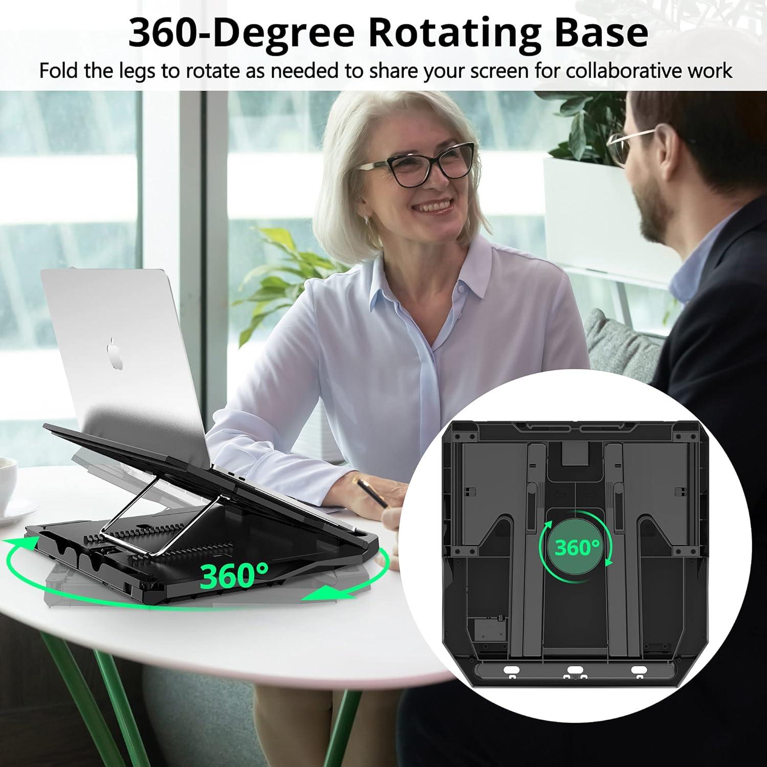 Soporte para Laptop AboveTEK LS-58B Ajustable 20 Ángulos 10-17"