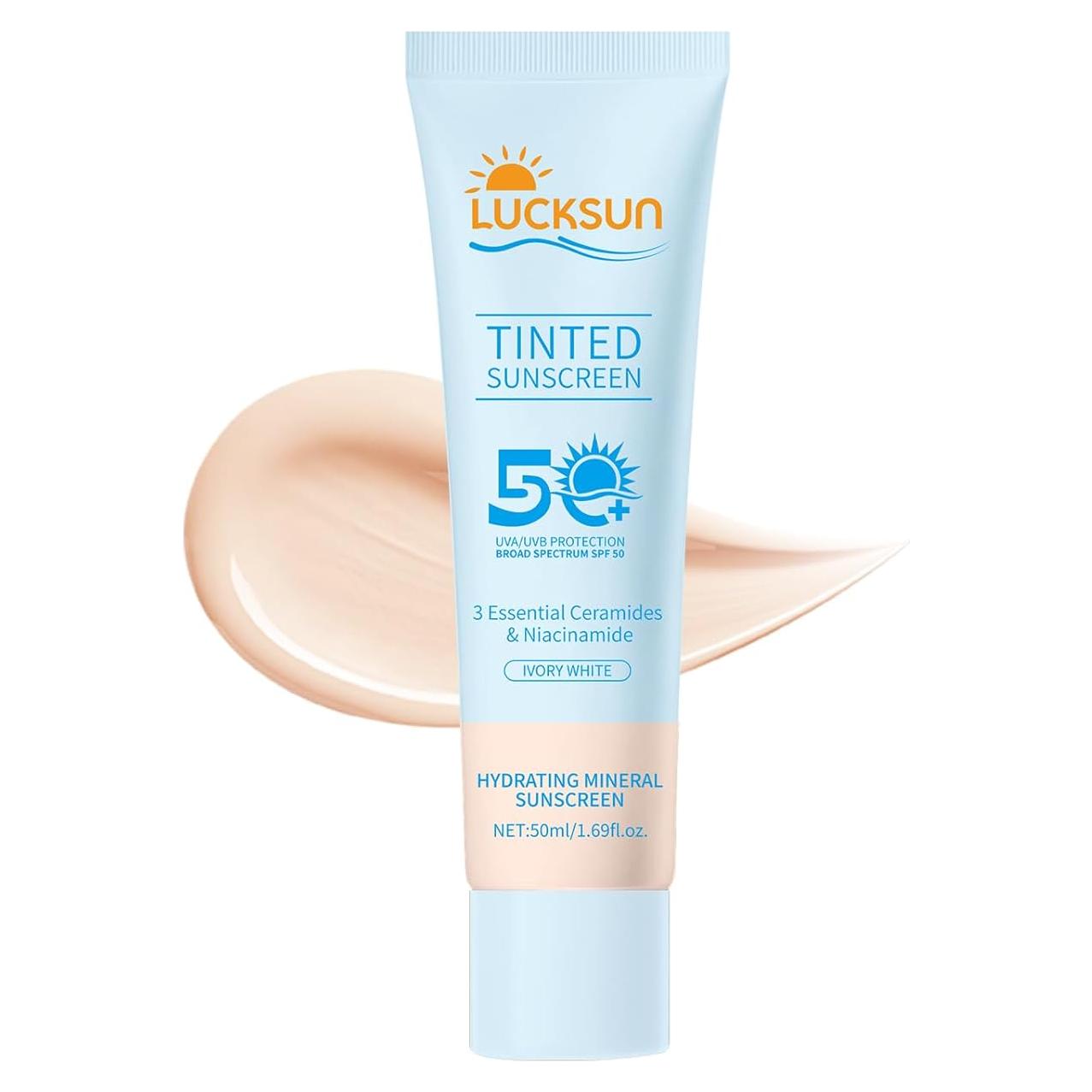 Protector Solar Mineral Tinte SPF 50 QINGC 49.9 ml 2-en-1