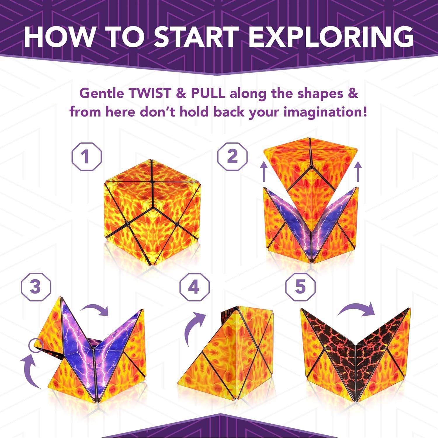 Cubo Magnético Transformador Duomoto - 96 Imanes - 8+ Años